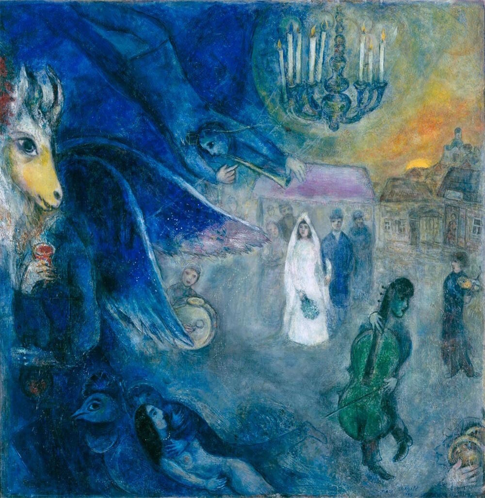 Chagall, Ausstellung, Kunstausstellung, Düsseldorf, Kunstsammlung NRW – K20, Die Lichter der Hochzeit, Marc Chagall