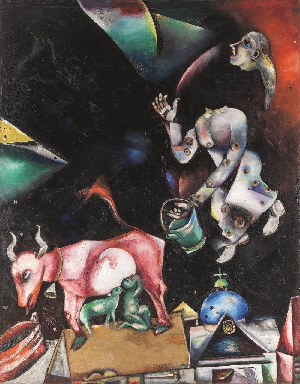 Chagall, Ausstellung, Kunstausstellung, Düsseldorf, Kunstsammlung NRW – K20, Die Lichter der Hochzeit, Marc Chagall, la Russie pompidou