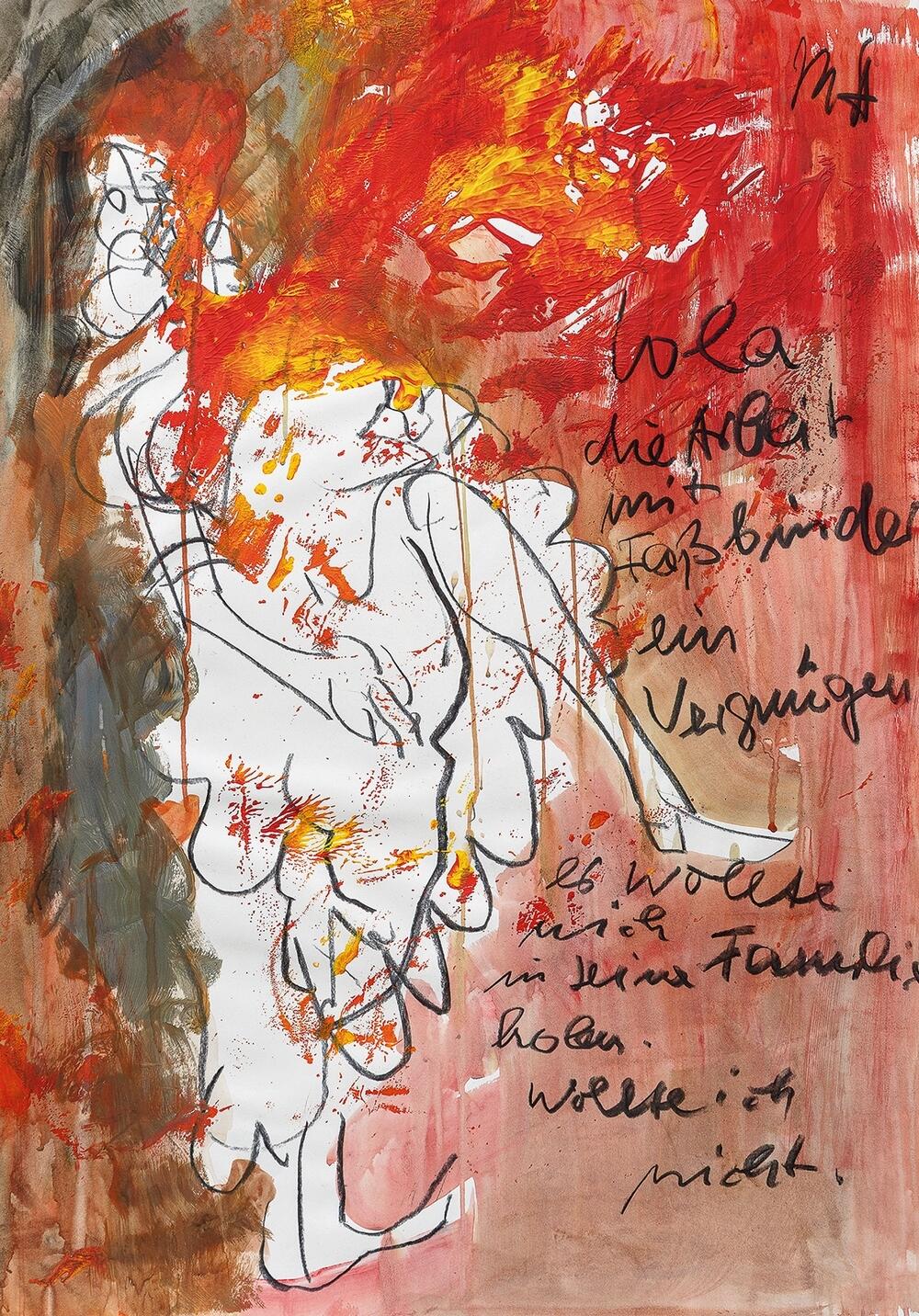 Armin Müller-Stahl, Nacht und Tag auf der Erde, Ausstellung, Kunstausstellung, Bedburg-Hau, Museum Schloss Moyland, Selbst in „Lola“, VG Bild-Kunst, Margret Witzke
