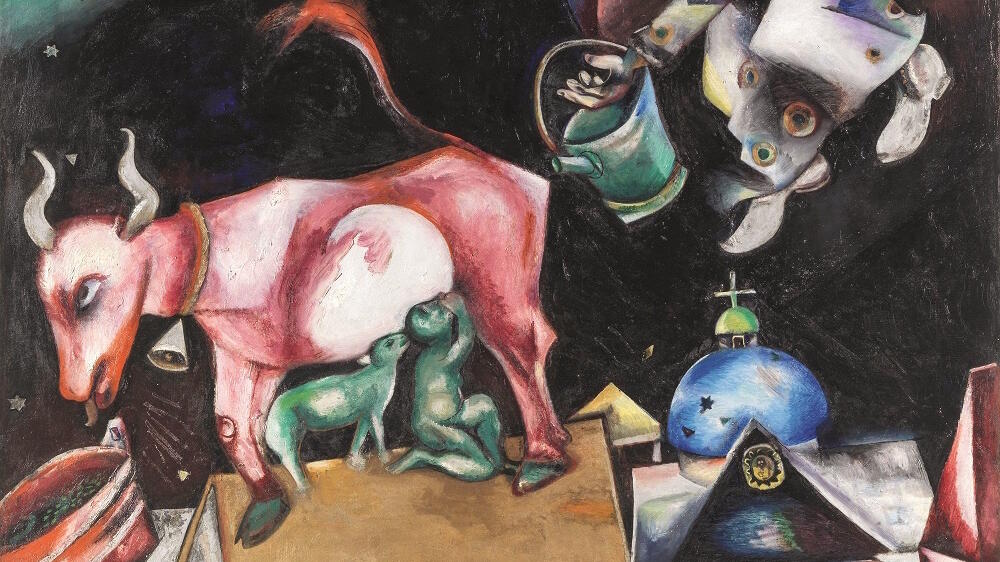 Chagall, Ausstellung, Kunstausstellung, Düsseldorf, Kunstsammlung NRW – K20, Die Lichter der Hochzeit, Marc Chagall, la Russie pompidou