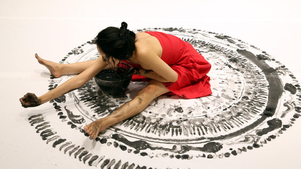 Drei Sekunden, Ausstellung, Kunstausstellung, Dortmund, Künstlerhaus Dortmund, Moonjoo Kim, Body print, Ursula Kaufmann