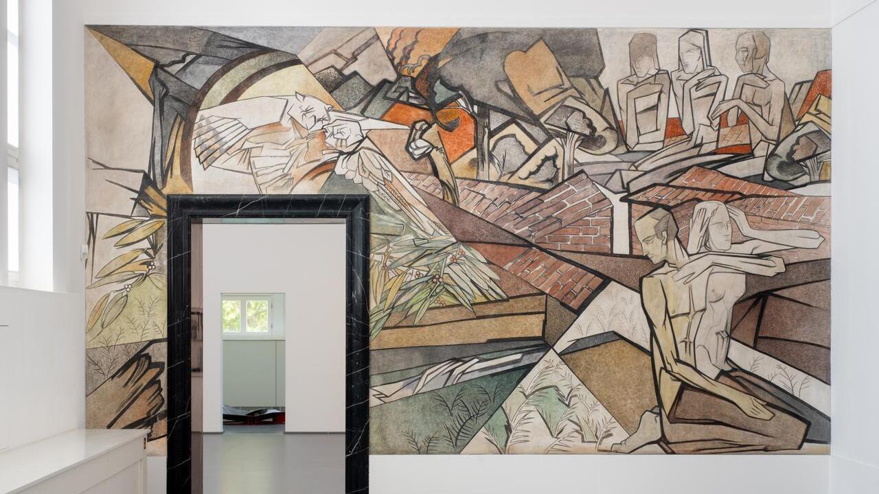 Schöne Anarchie, Johan Thorn Prikker und seine Zeit, Ausstellung, Kunstausstellung, Krefeld, Kaiser Wilhelm Museum, Kunstmuseen Krefeld, Dirk Rose, Lebensaltar (Das Leben)