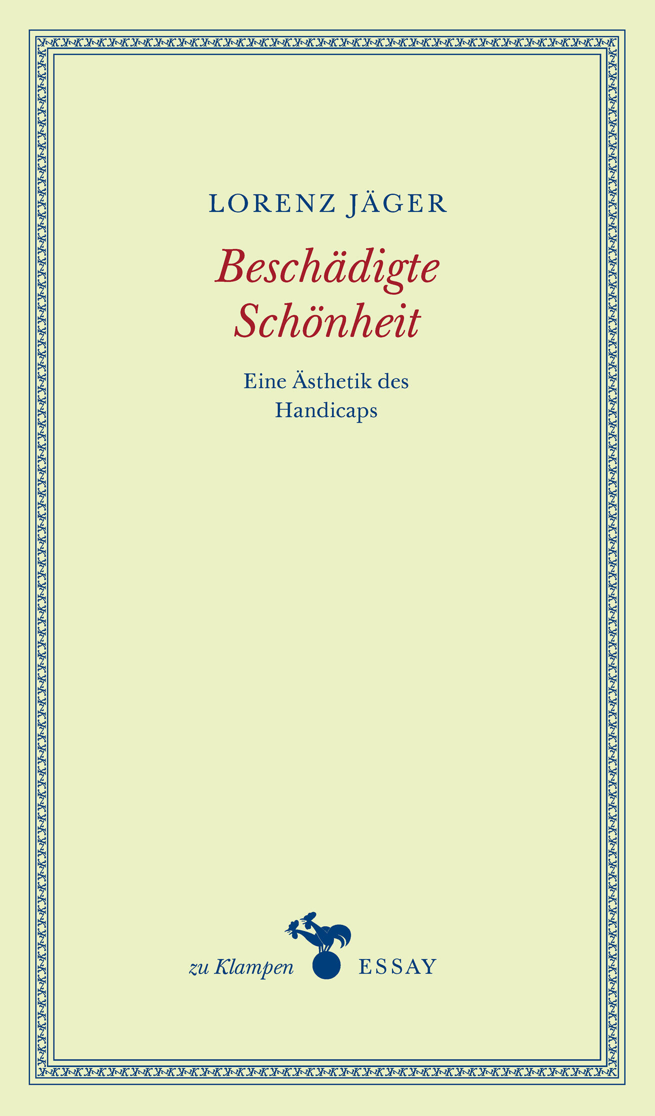 beschaedigte schoenheit lorenz jaeger anne hamilton hrsg. sachbuch schoenheitsideal