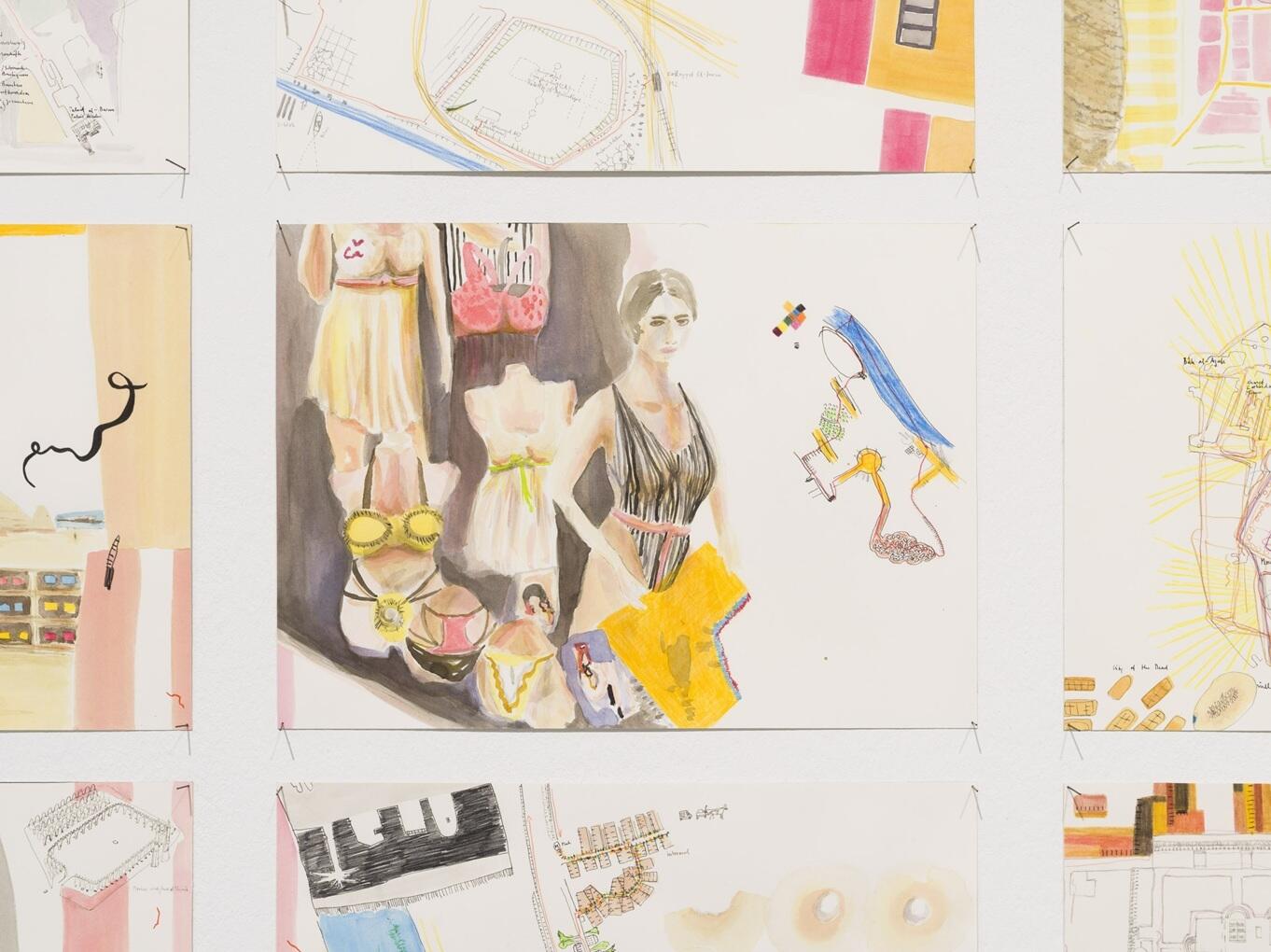 Uncertain Maps, Ausstellung, Kunstausstellung, Düsseldorf, KAI 10 | ARTHENA FOUNDATION, Esther Ernst, Cairo Notes Remake, Roman März