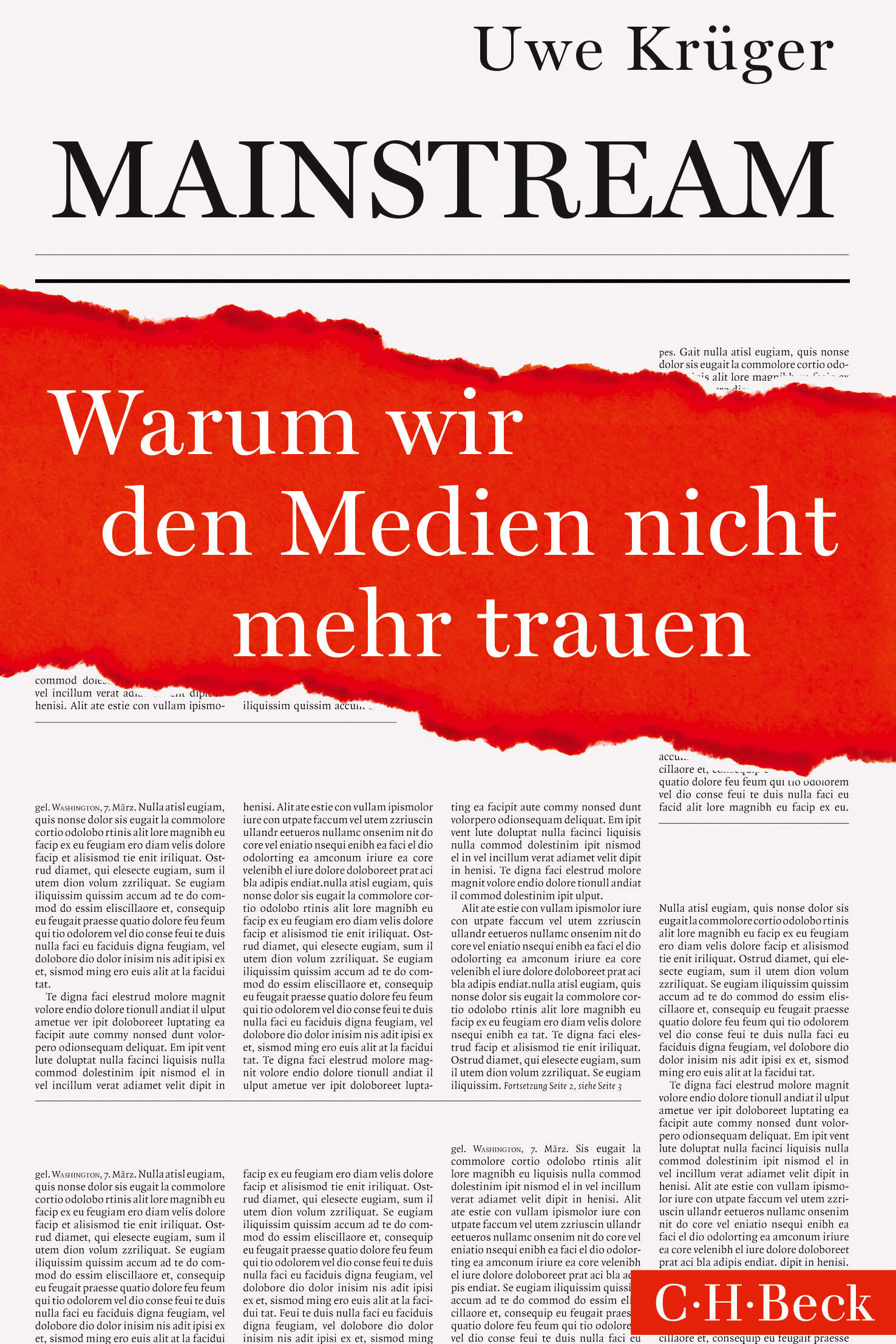 mainstream uwe krueger sachbuch gesellschaft gesellschaftsentwicklung medienlandschaft medienentwicklung journalismus