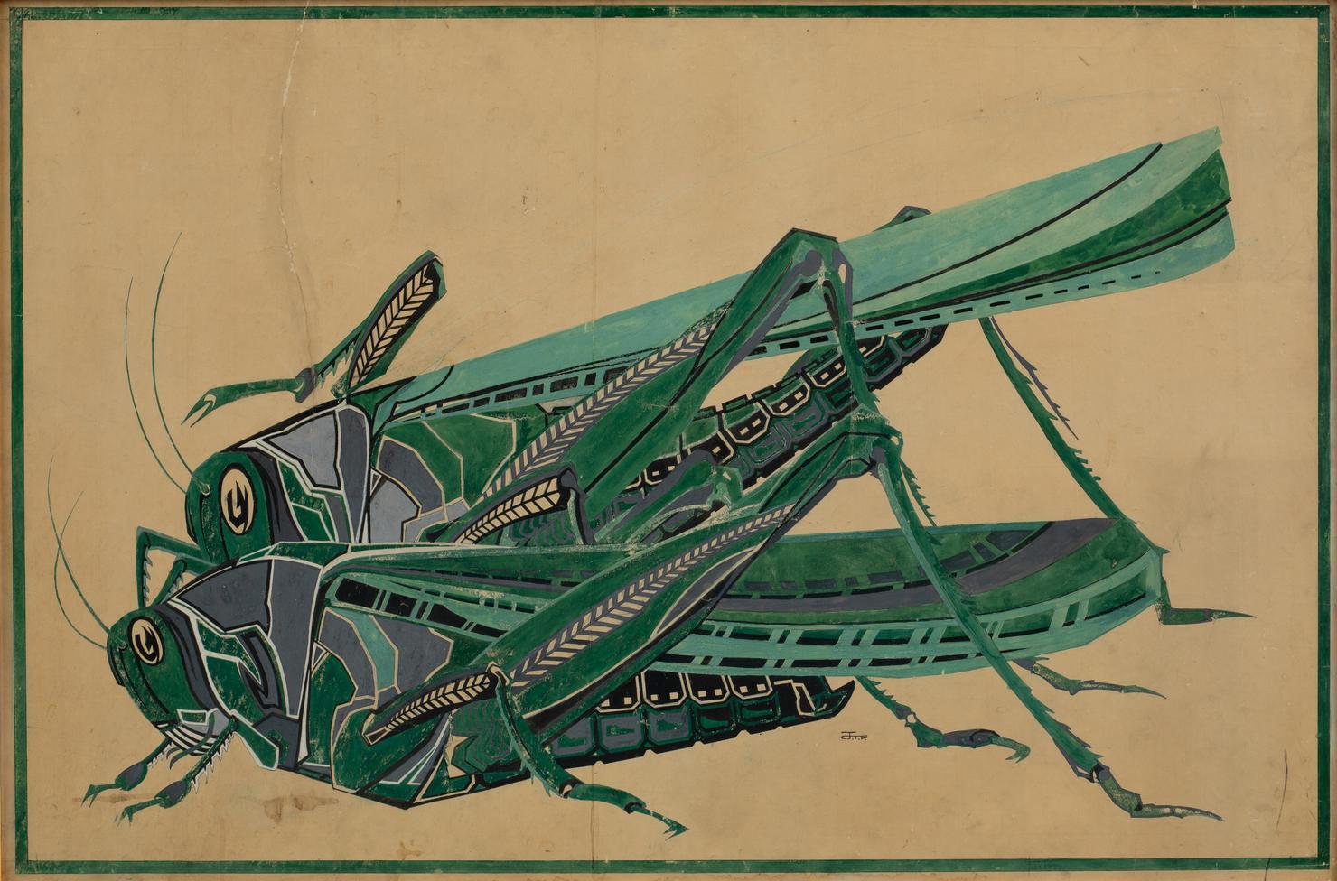 Schöne Anarchie, Johan Thorn Prikker und seine Zeit, Ausstellung, Kunstausstellung, Krefeld, Kaiser Wilhelm Museum, Kunstmuseen Krefeld, Heuschrecken