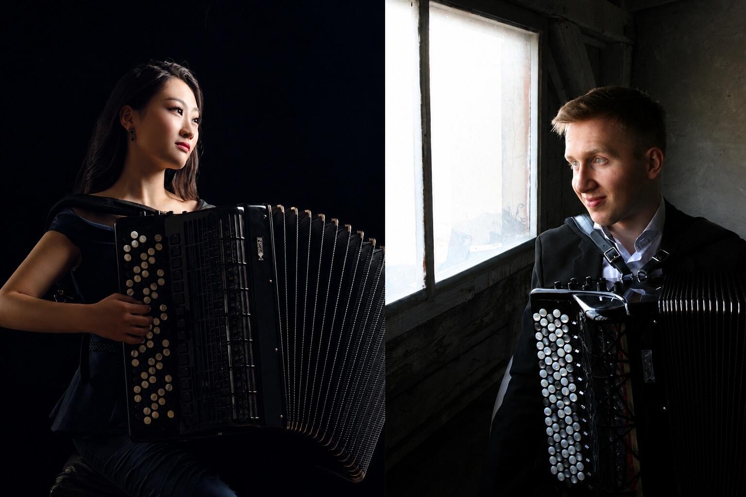 21. Internationales Düsseldorfer Orgelfestival, Musikfestival, Konzert, Musik, Orgelmusik, Orgelkonzert, Orgel, Düsseldorf, New Fall, Akkordeonduo, Agnieszka Motyka, Hao Wang