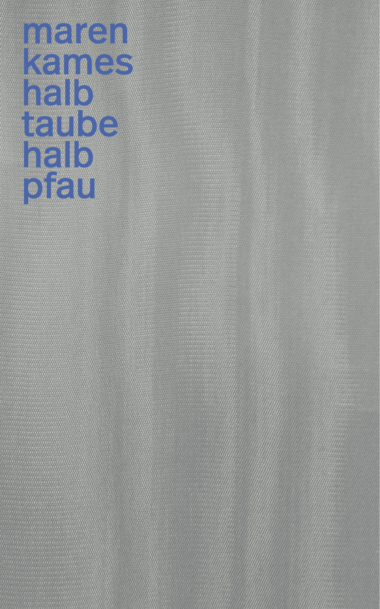 halb taube halb pfau, maren kames, roman, belletristik, literatur