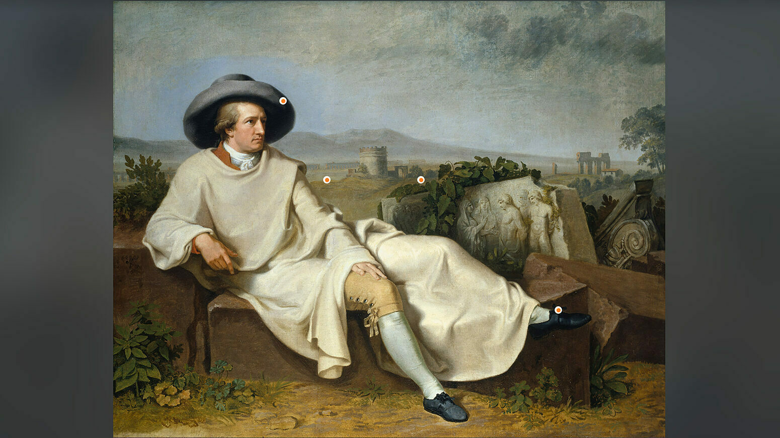 ZDFkultur - Das Geheimnis der Bilder, Goethe in der römischen Campagna, 1787, ZDFDigital, ZDF