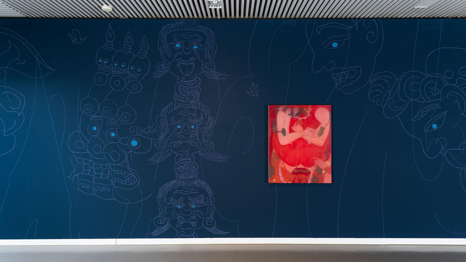 Die Andere Seite Der Nacht, Ausstellung, Kunstausstellung, Dortmund, Dortmunder Kunstverein, Javkhlan Ariunbold, Das Lied des Panther Drachen, Kunstmuseum Bochum