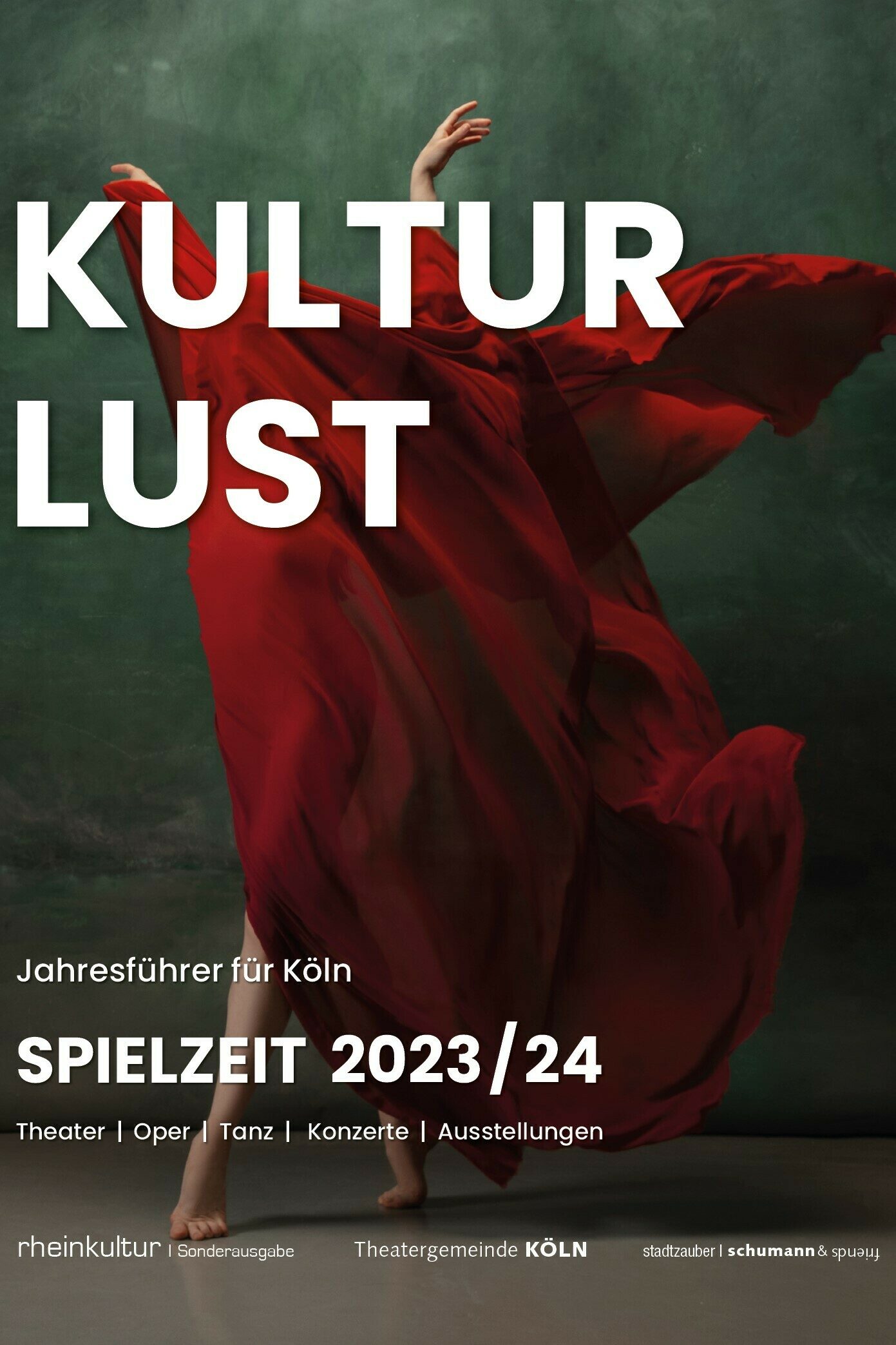 KulturLust 2023 2024, Jahresführer, Theater, Oper, Tanz, Konzerte, Ausstellungen