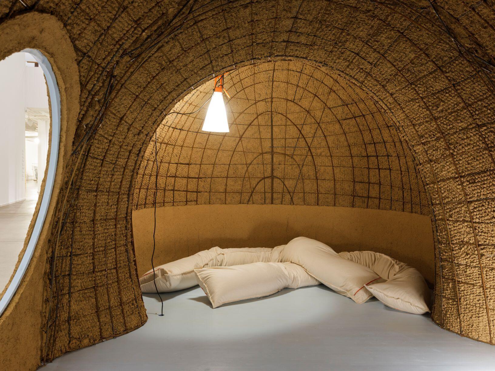 How we met, Ausstellung, Kunstausstellung, Bochum, Kunstmuseum Bochum, Ausstellungsansicht, House of Dust innen, Heinrich Holtgreve