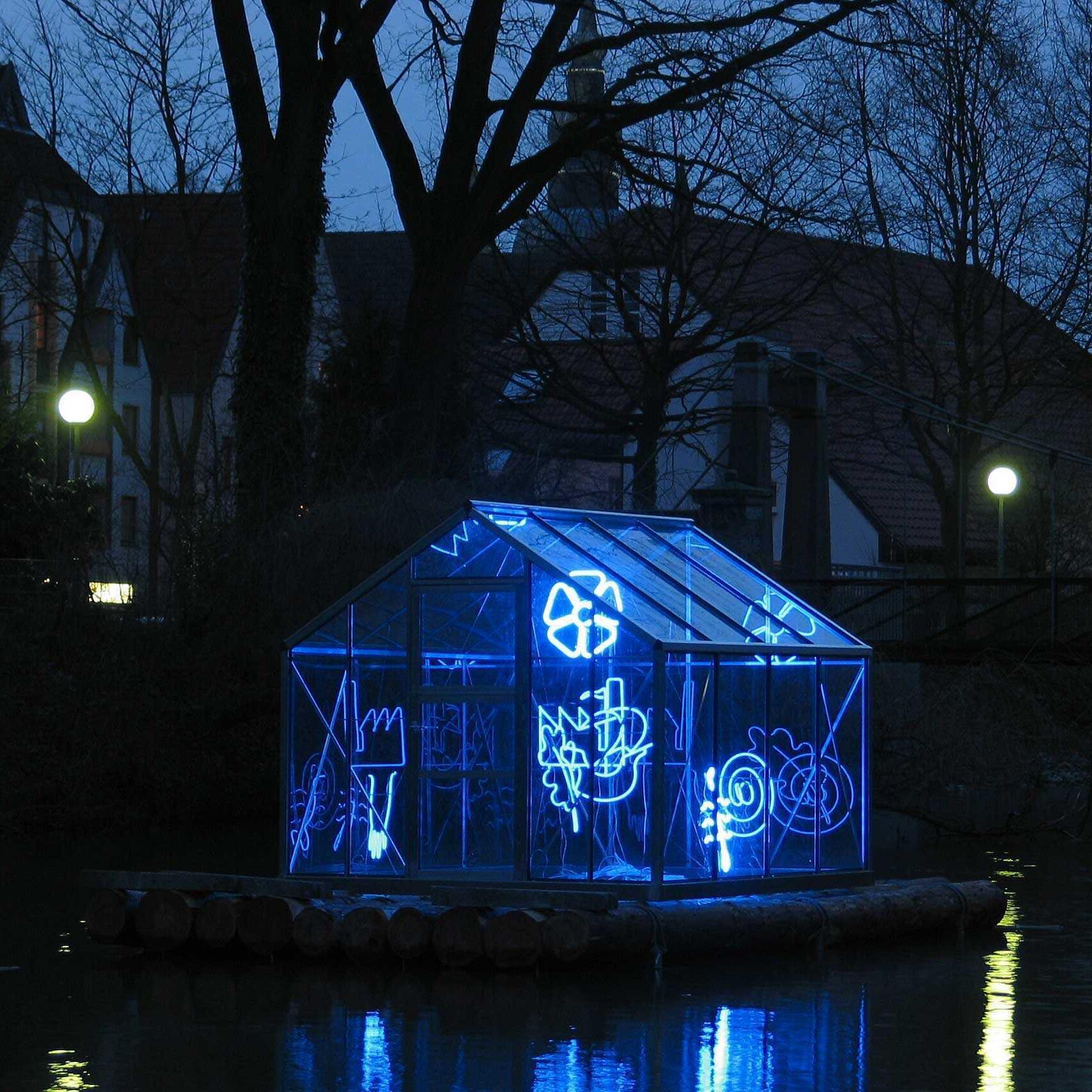 8. Nacht der Lichtkunst, Ausstellung, NRW, Christoph Hildebrand, Arche, Lippstadt, Mattenklodsteg, Werner J. Hannappel, Kunststiftung der Sparkasse Lippstadt