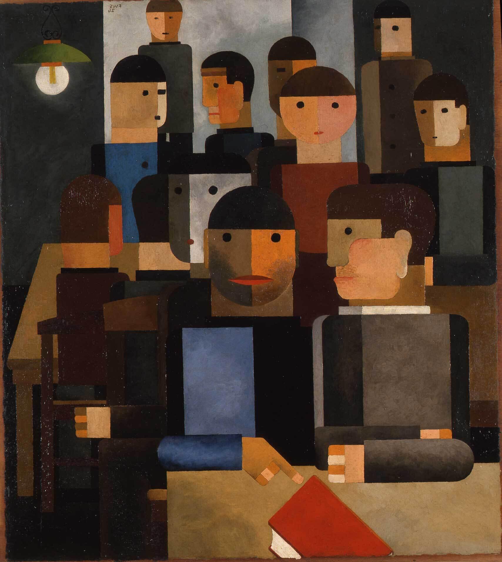 Menschen und Geschichten, Ausstellung, Kunstausstellung, Bonn, Kunstmuseum Bonn, Franz Wilhelm Seiwert, Diskussion, Reni Hansen