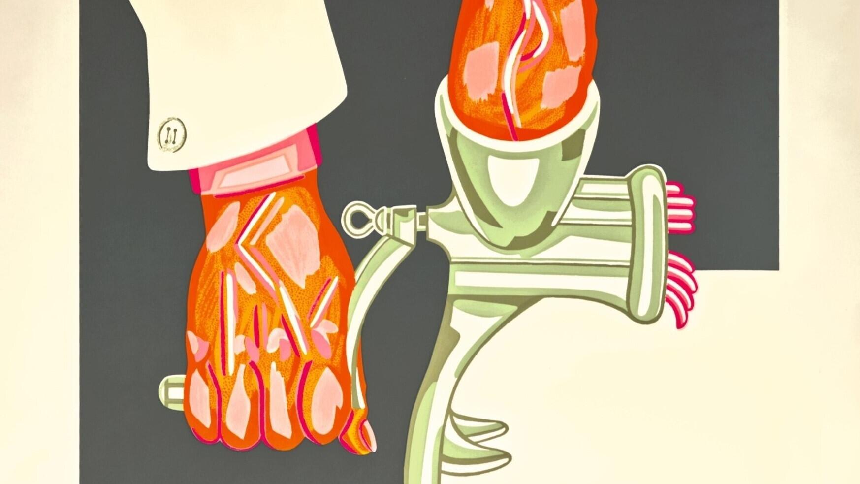 German Pop Art, Ausstellung, Kunstausstellung, Oberhausen, Ludwiggalerie Schloss Oberhausen, Rissa, Der Koch, VG Bild-Kunst