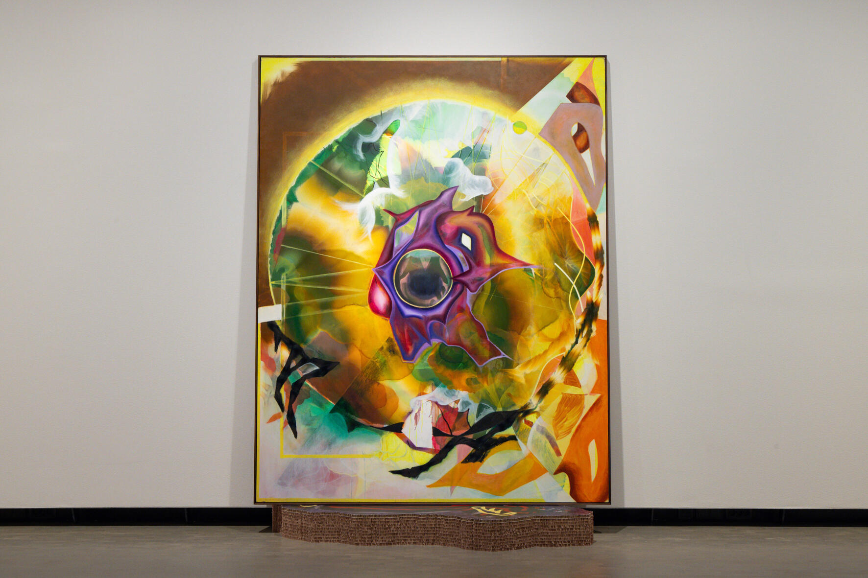 Kerstin Brätsch, Ausstellung, Kunstausstellung, Bonn, Kunstmuseum Bonn, Ausstellungsansicht, MTAATEM, MUNCH Oslo, Ove Kvavi