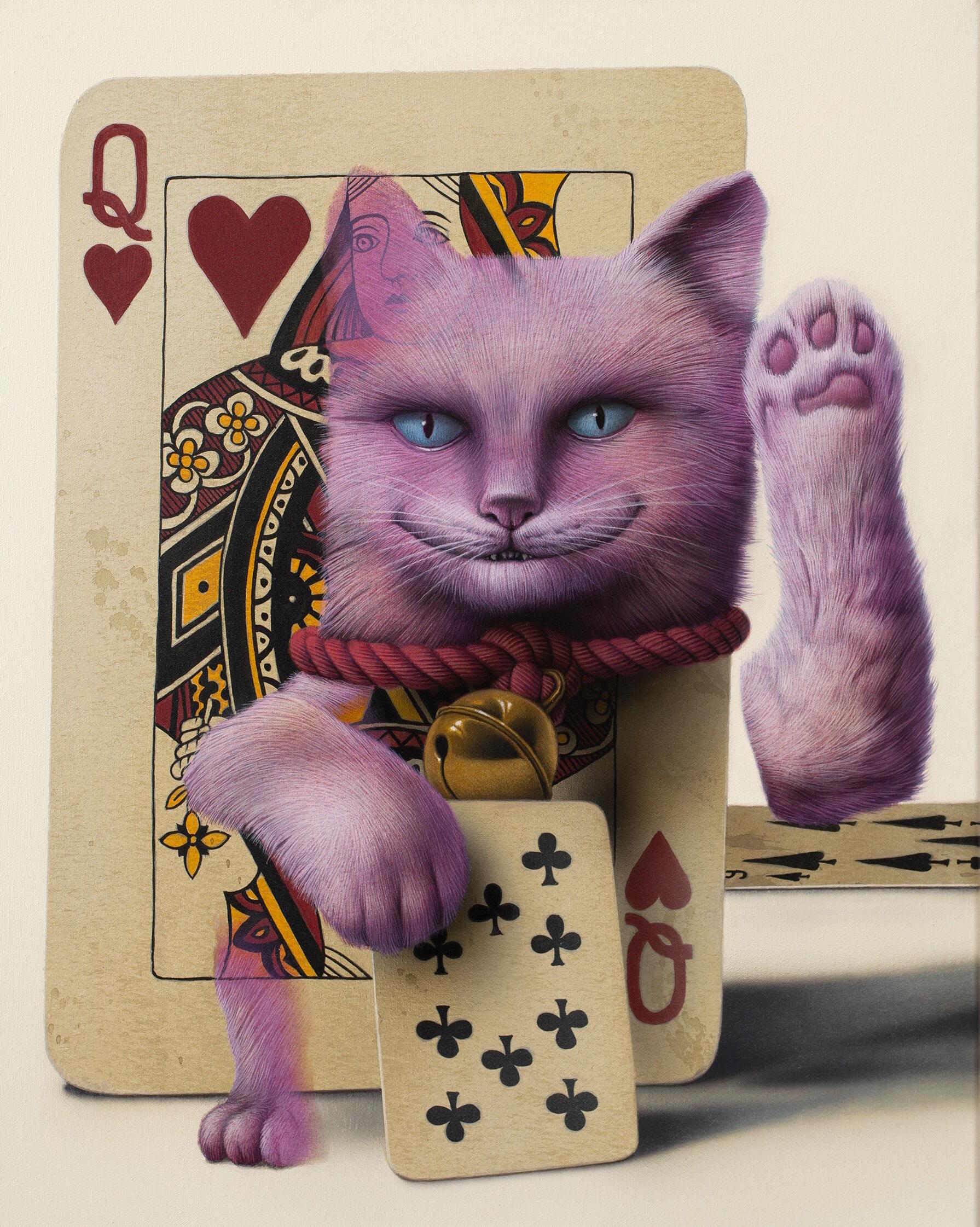 Eckart Hahn: Papiertiger, Ausstellung, Kunstausstellung, Bergisch Gladbach, Villa Zanders, Maneki Neto (Haunt), VG Bild-Kunst, Privatsammlung Stuttgart