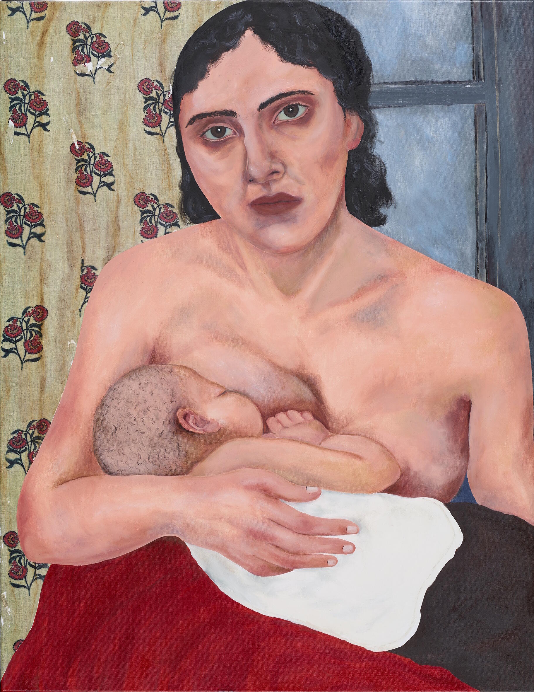 KIRIAKOS TOMPOLIDIS, The Quiet Hour, Ausstellung, Kunstausstellung, Museum Folkwang, Mother with Child, Tanja Lamers