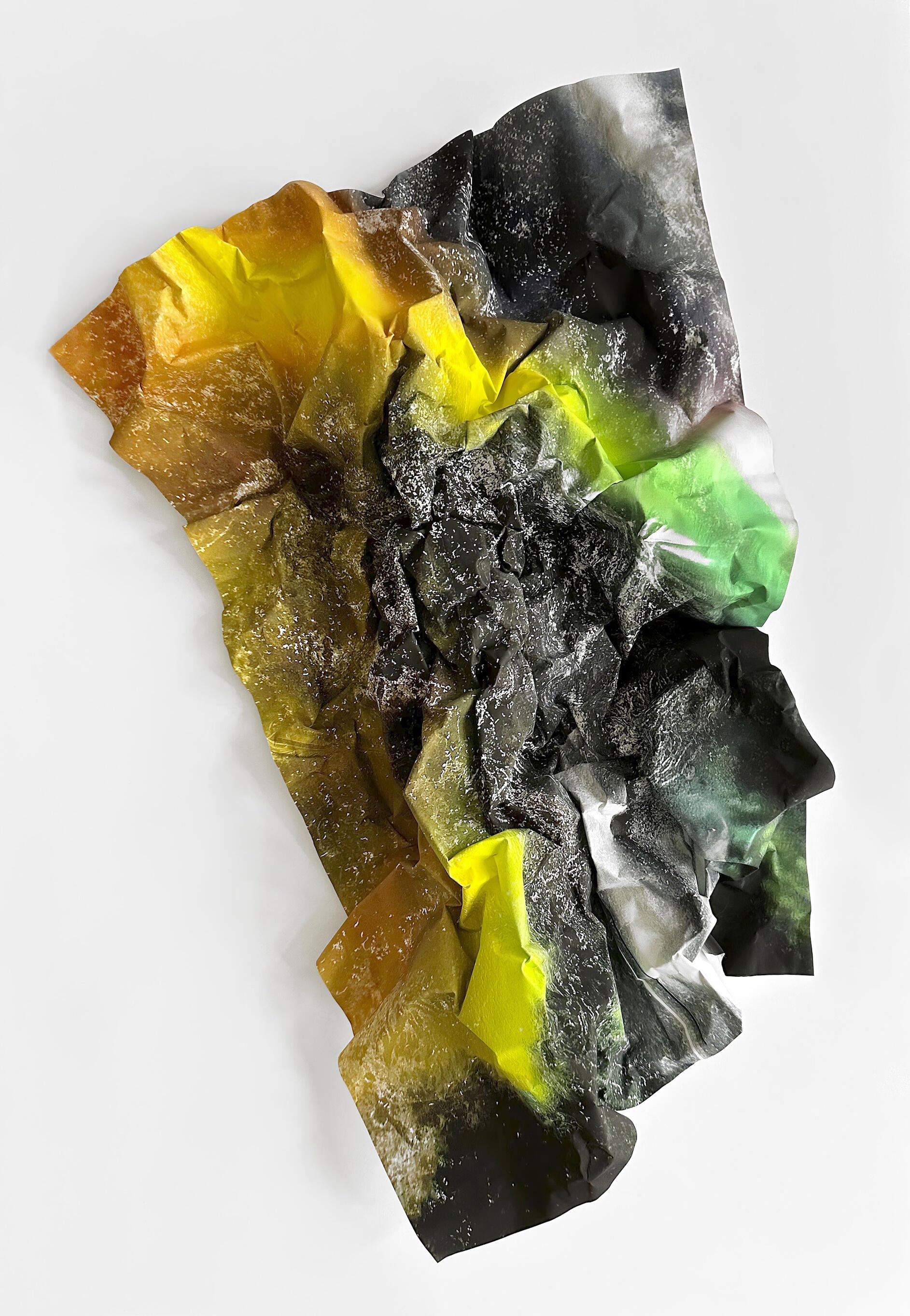 Kunst ohne Grund, Ausstellung, Kunstausstellung, Bergisch Gladbach, Villa Zanders, Papier, Papierkunst, Astrid Busch, Urban Memories #23, Galerie Rupert Pfab, VG Bild-Kunst, Astrid Busch