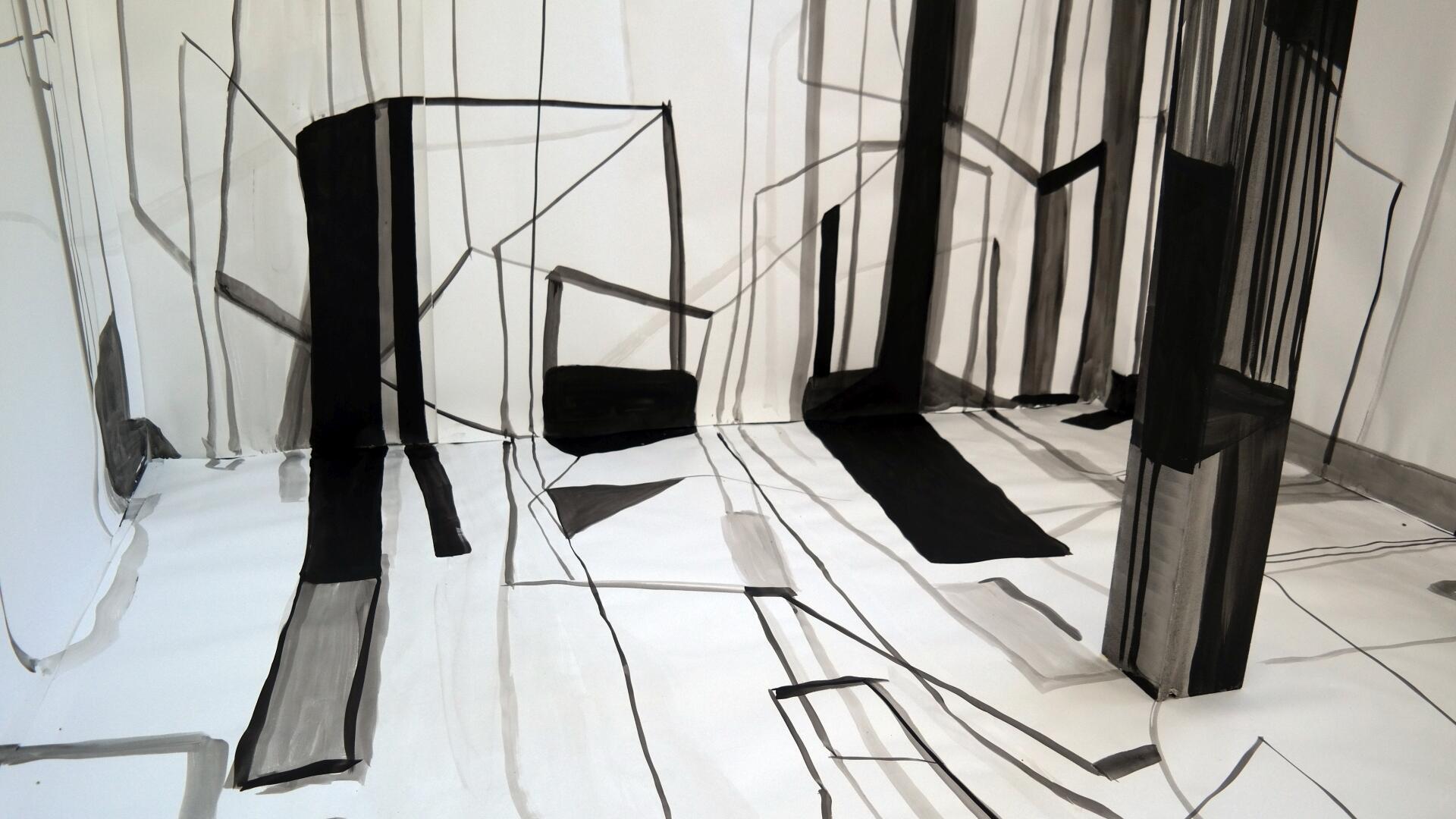 Zeichräume, Ausstellung, Kunstausstellung, Bergisch Gladbach, Villa Zanders, Monika Bartholomé, Claudia Busching, Kati Gausmann, Betina Kuntzsch, Angela Lubič, Katja Pudor, Kamilla Szíj, Jolanta Wagner, Julia Ziegler, VG Bild-Kunst