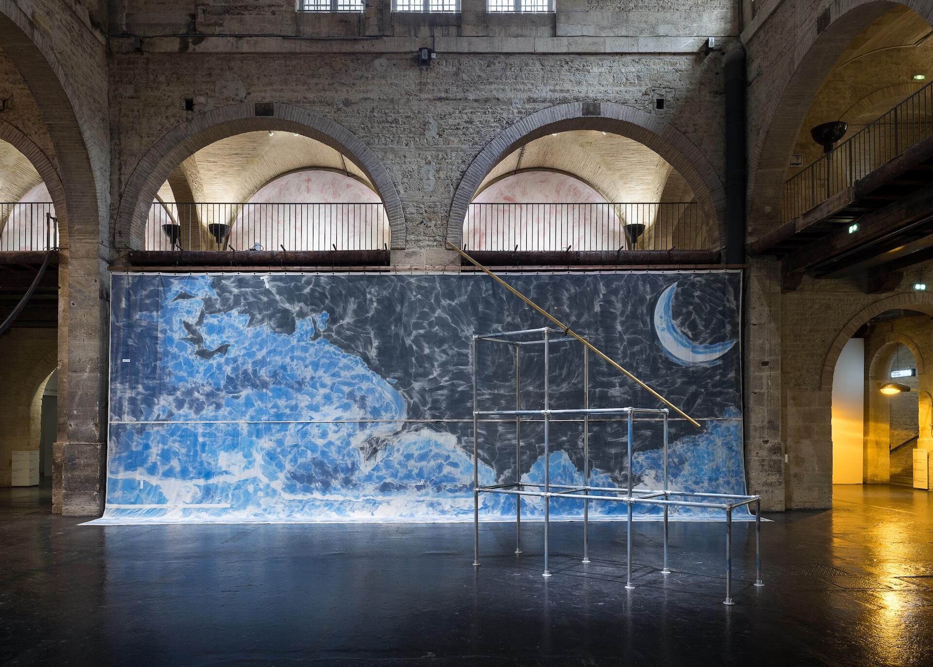 Steffani Jemison, Augur, Ausstellung, Kunstausstellung, Münster, Westfälischer Kunstverein, Air de Repos (Breathwork), Installationsansicht, Capc Musée d'art contemporain, Arthur Pequin