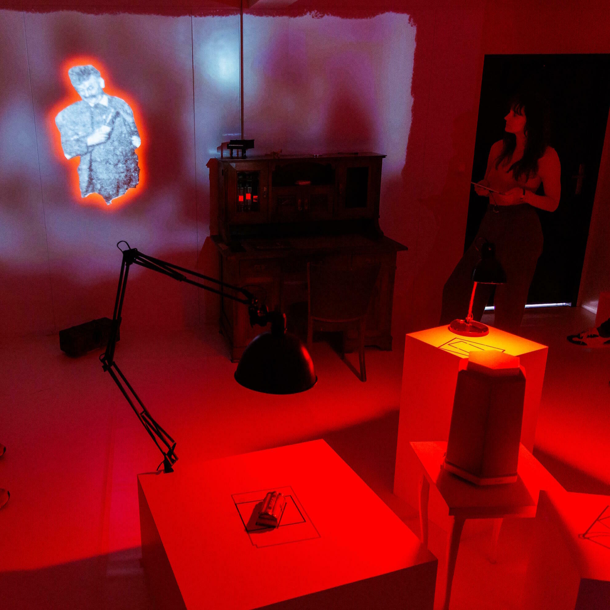 Memory of Things, Theater, Oberhausen, Theater Oberhausen, Container-Dorf, Axel J Scherer, Akademie für Theater und Digitalität Dortmund, Caspar Bankert, Nico Parisius, Lea Grüter, Friedrich Byusa Blam, Installation, Geschichte