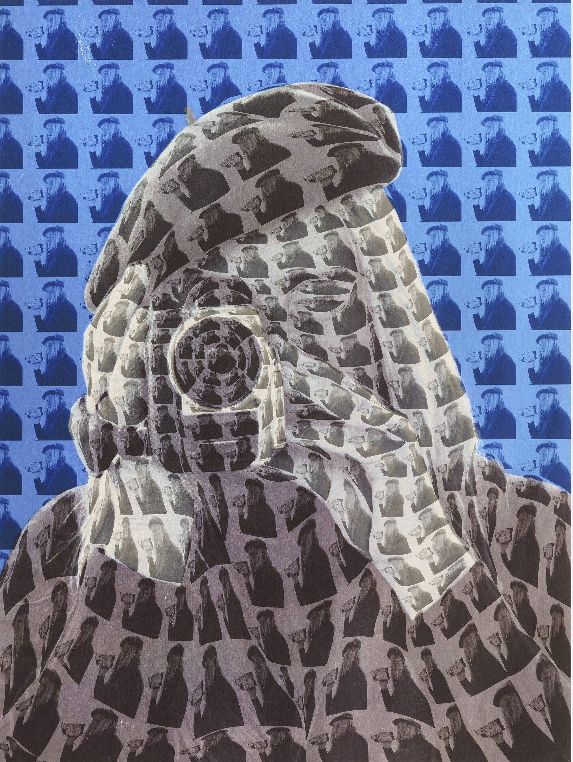 Thomas Bayrle, Fröhlich sein!, Ausstellung, Kunstausstellung, Frankfurt am Main, Schirn Kunsthalle, Ausstellungsansicht, Philip Johnson, The New York Times, Norbert Miguletz, Helke VII im Portikus,  Wolfgang Guenzel