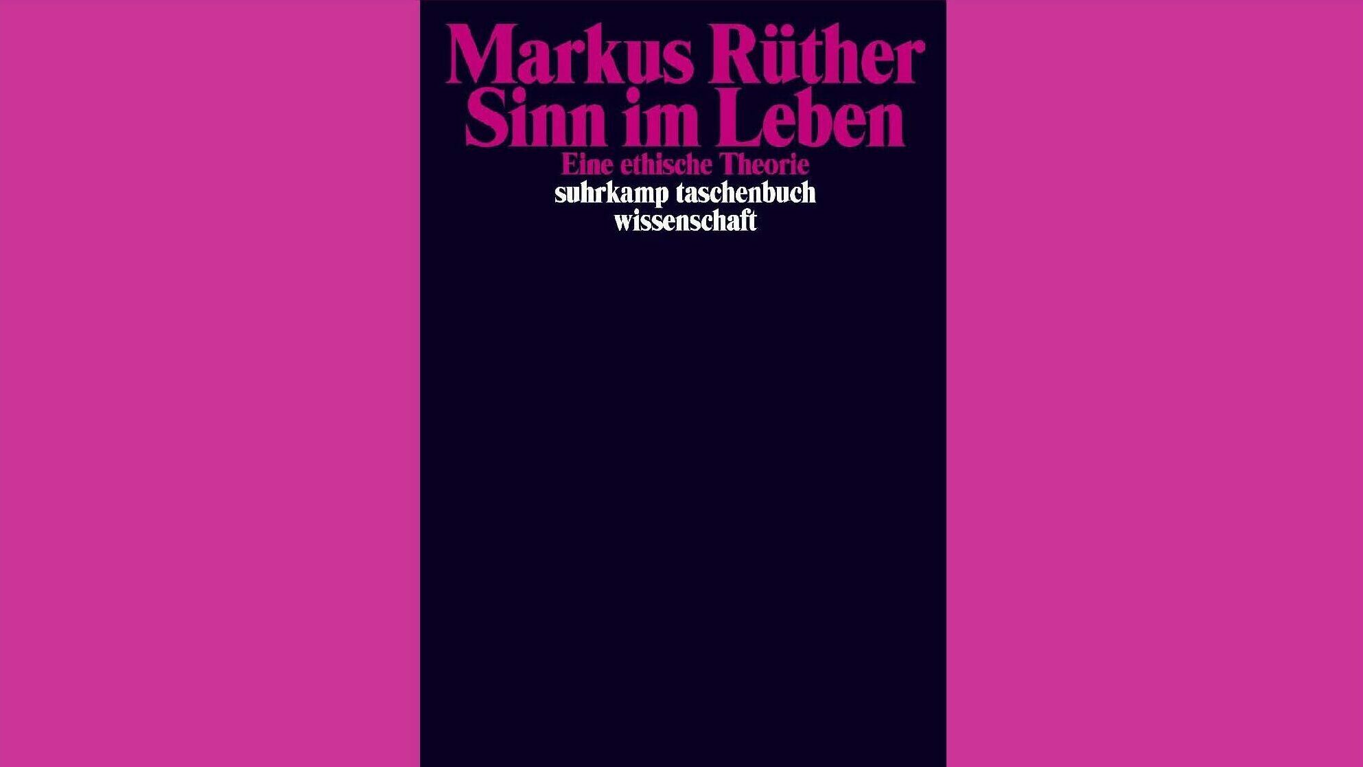 Sinn im Leben, Markus Rüther, Literatur, Philosophie, Ethik, Gesellschaft, suhrkamp taschenbuch Verlag