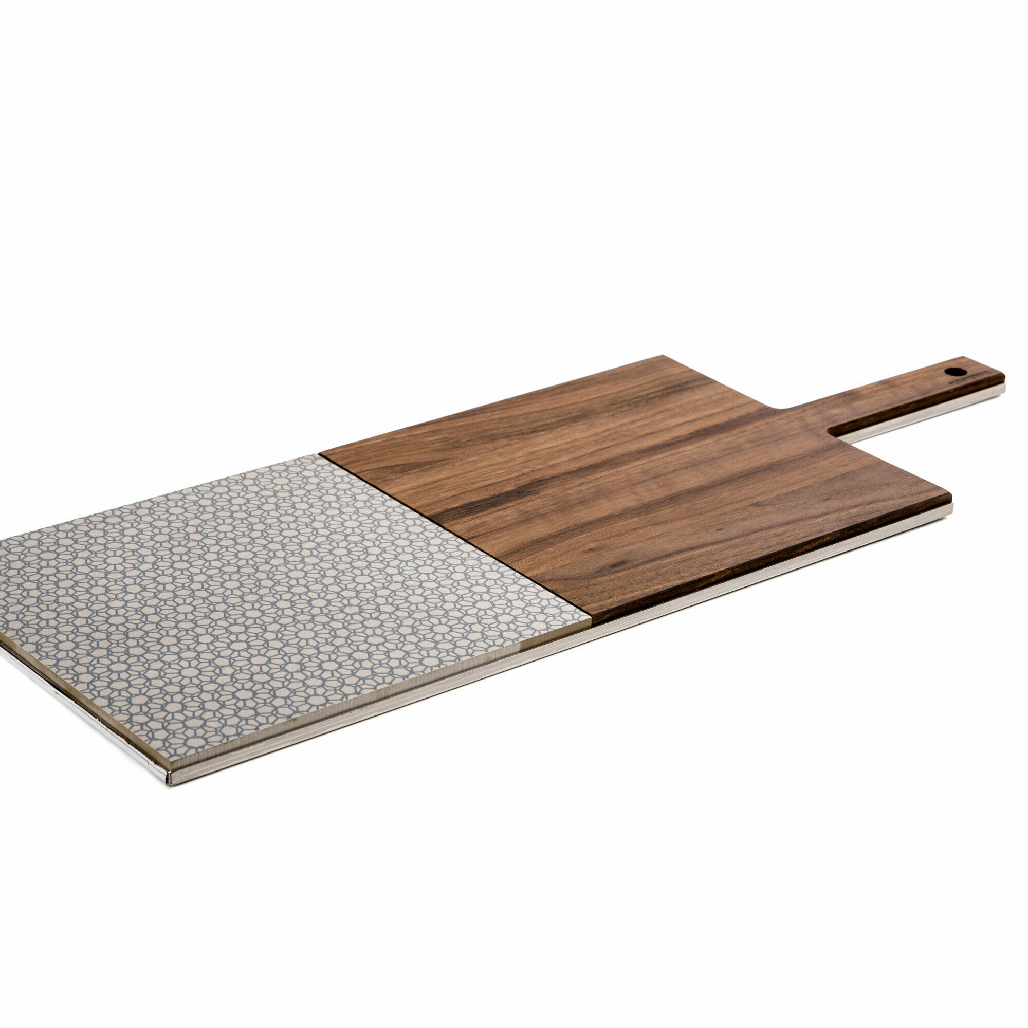 in-taglio 2 lara caffi for knindustrie schneidebrett walnussholz feinsteinzeug design inneneinrichtung einrichtungsidee