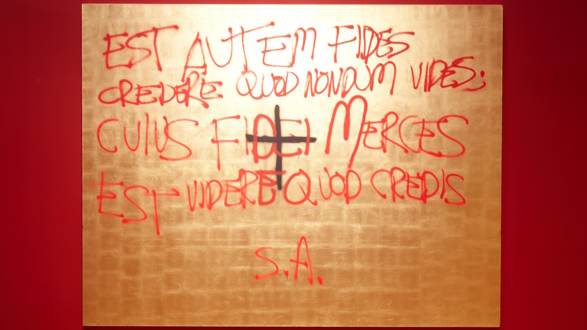 Stefan Brüggemann, echoes, Ausstellung, Kunstausstellung, Düsseldorf, Philara, Two lines (Faith), Hauser & Wirth and Gathering