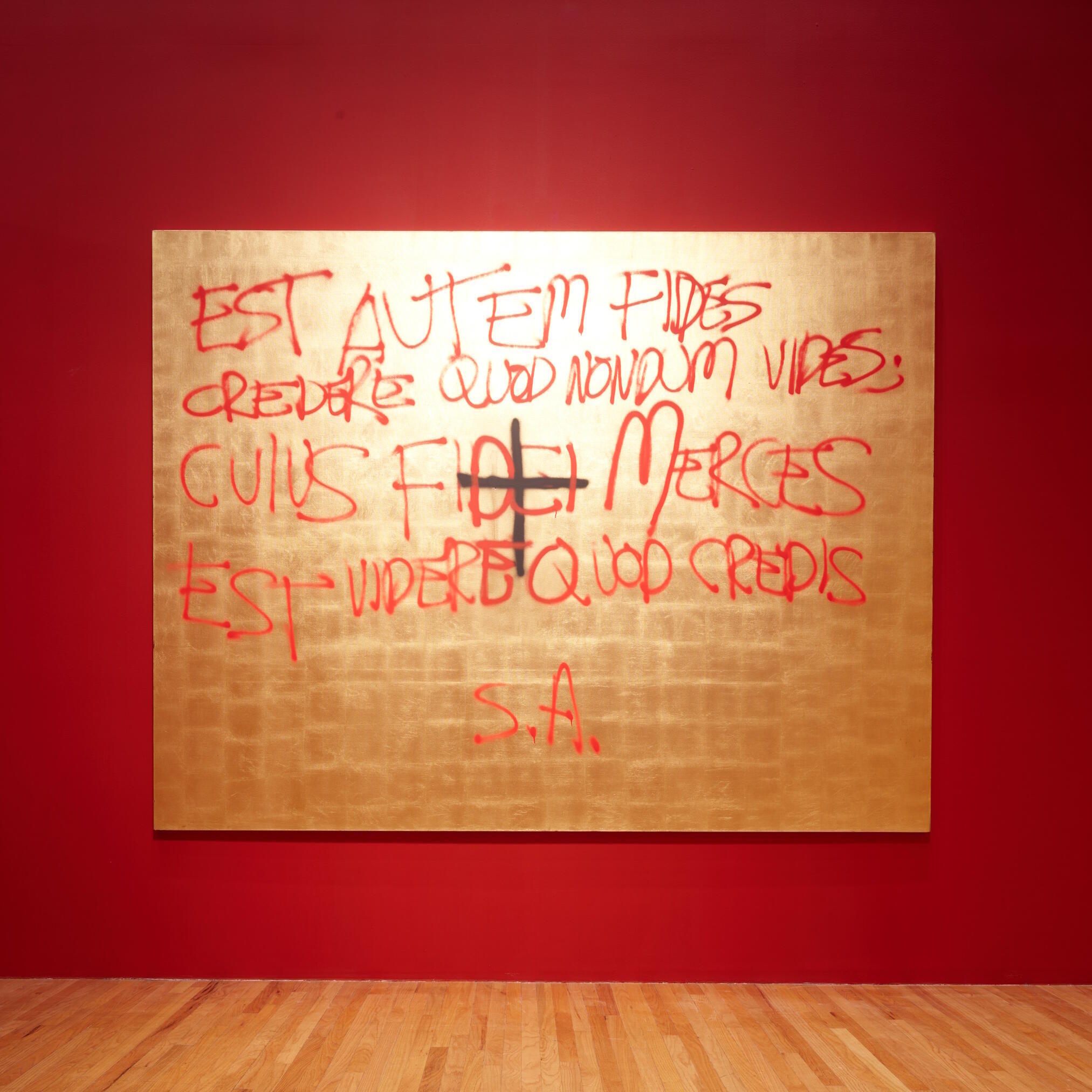 Stefan Brüggemann, echoes, Ausstellung, Kunstausstellung, Düsseldorf, Philara, Two lines (Faith), Hauser & Wirth and Gathering