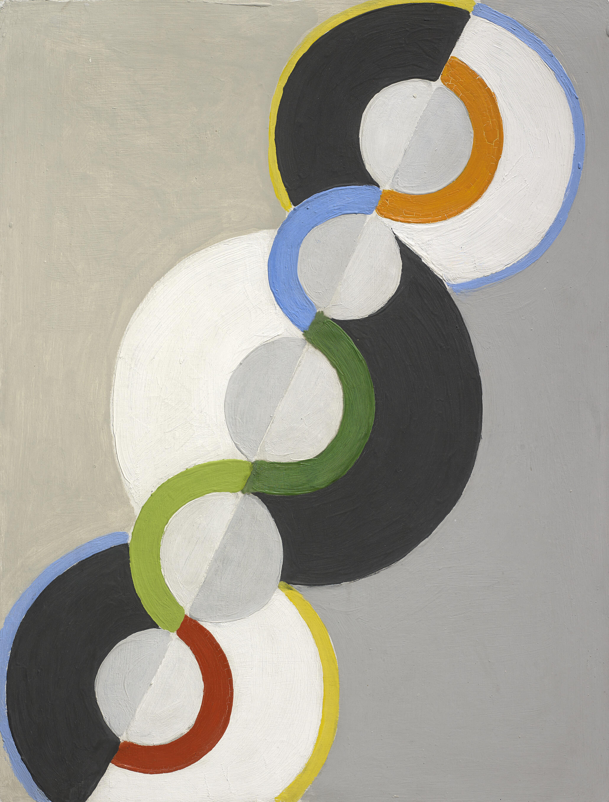 Netzwerk Paris Abstraction-Création 1931–1937, Ausstellung, Kunstausstellung, Remagen, arp Museum, Bahnhof Rolandseck, Robert Delaunay, Cercles simultanés, Musée de Grenoble, Ville de Grenoble / Musée de Grenoble - J. L. Lacroix