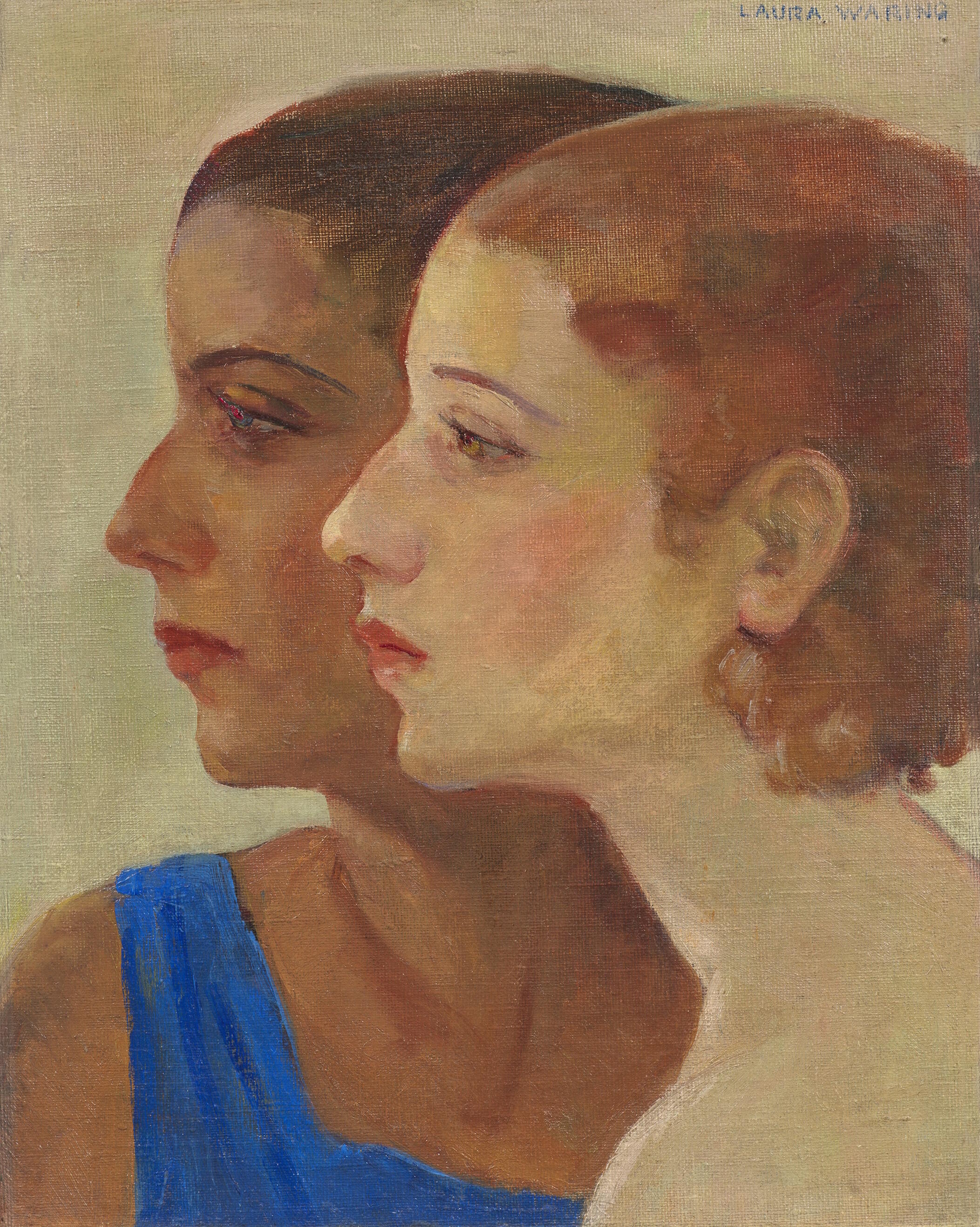 Along the Color Line, Ausstellung, Kunstausstellung, Köln, Museum Ludwig, Laura Wheeler Waring, Mother and Daughter, Collection of the Laura Wheeler Waring Legacy LLC, Dan Jackson