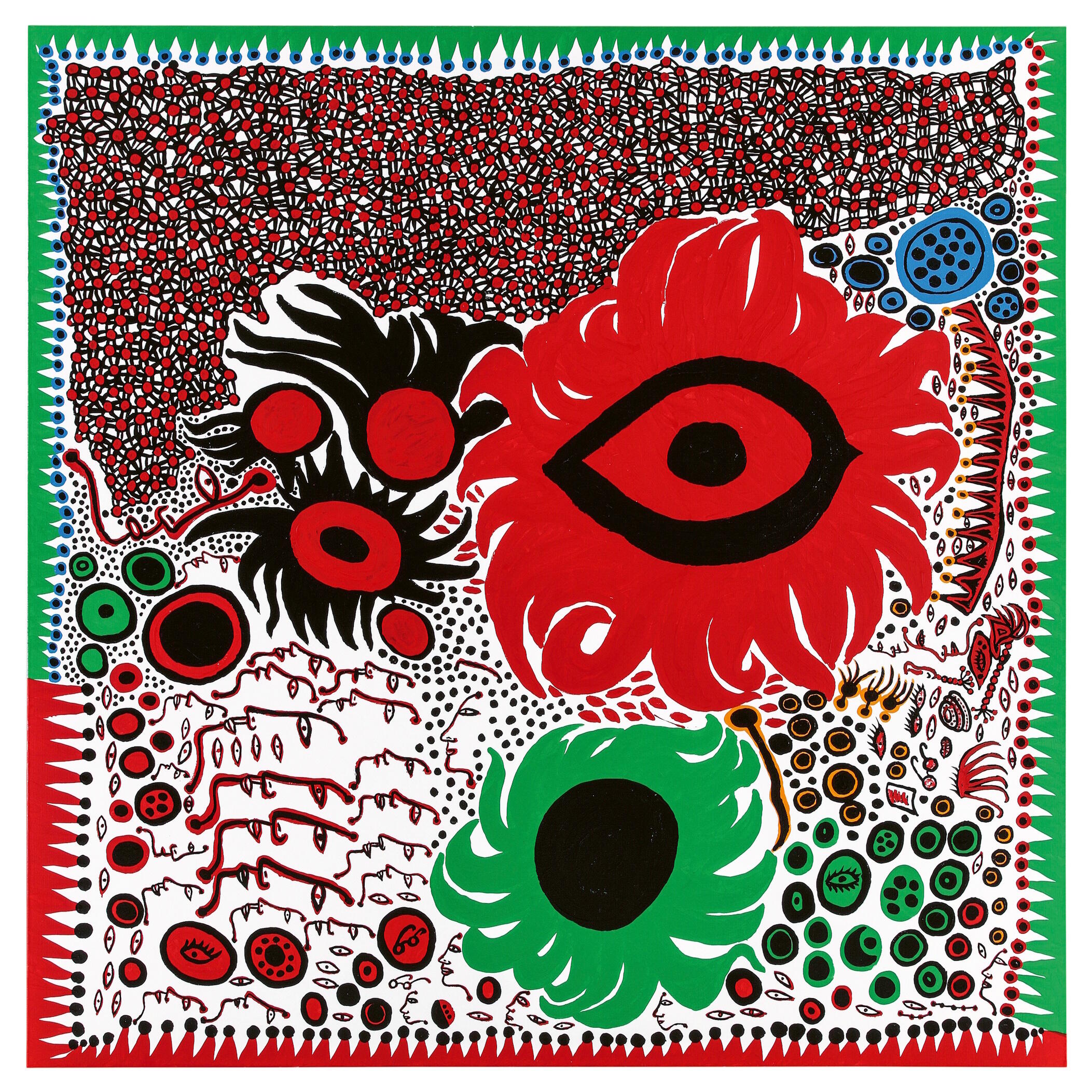 Yayoi Kusama, Ausstellung, Kunstausstellung, Köln, Museum Ludwig, The Heart Buried in a Flower Garden