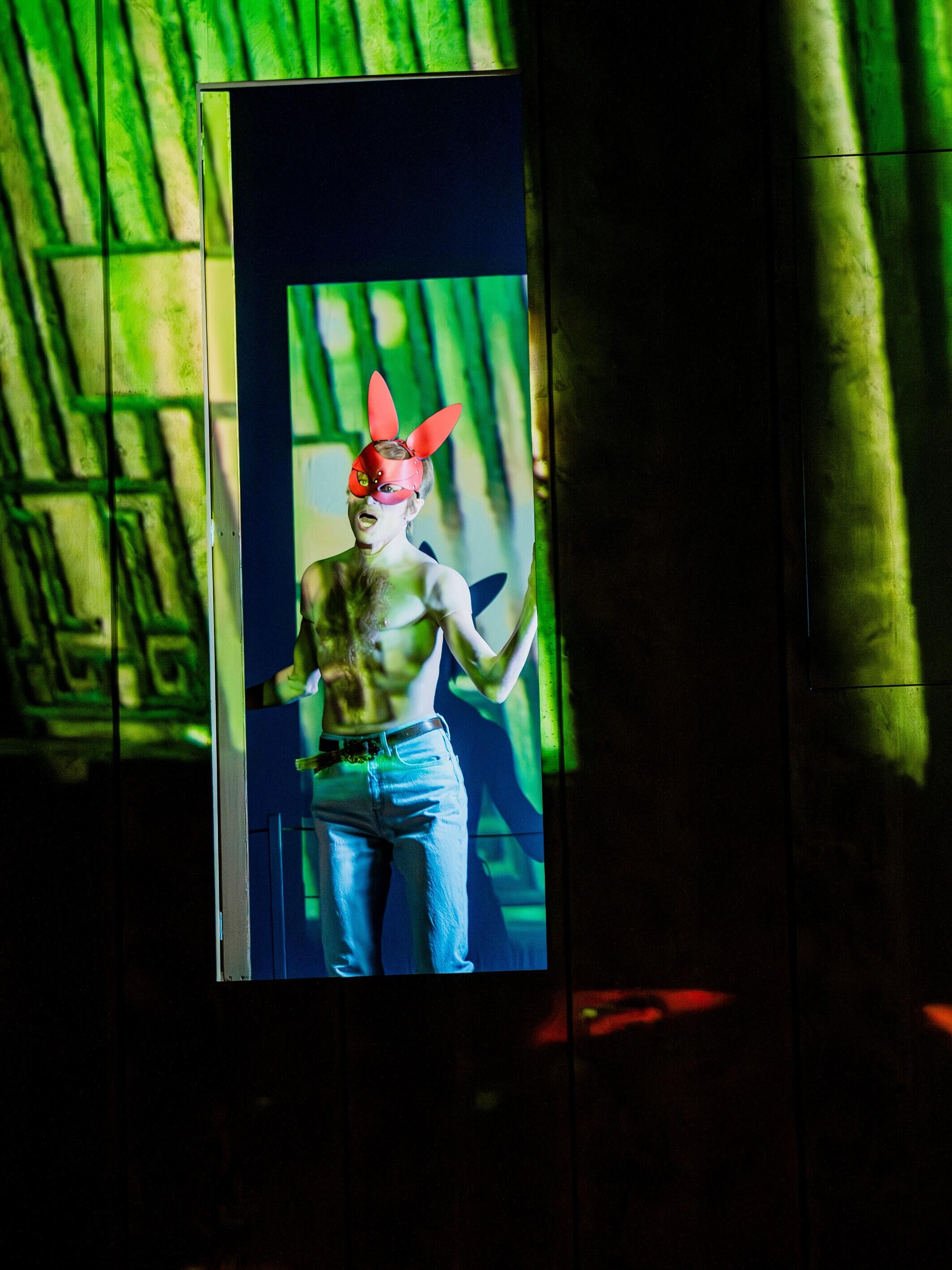 Das Buch der Unruhe, Theater, Düsseldorf, Dhaus, Luise Voigt, Thomas Rabsch, Cathleen Baumann