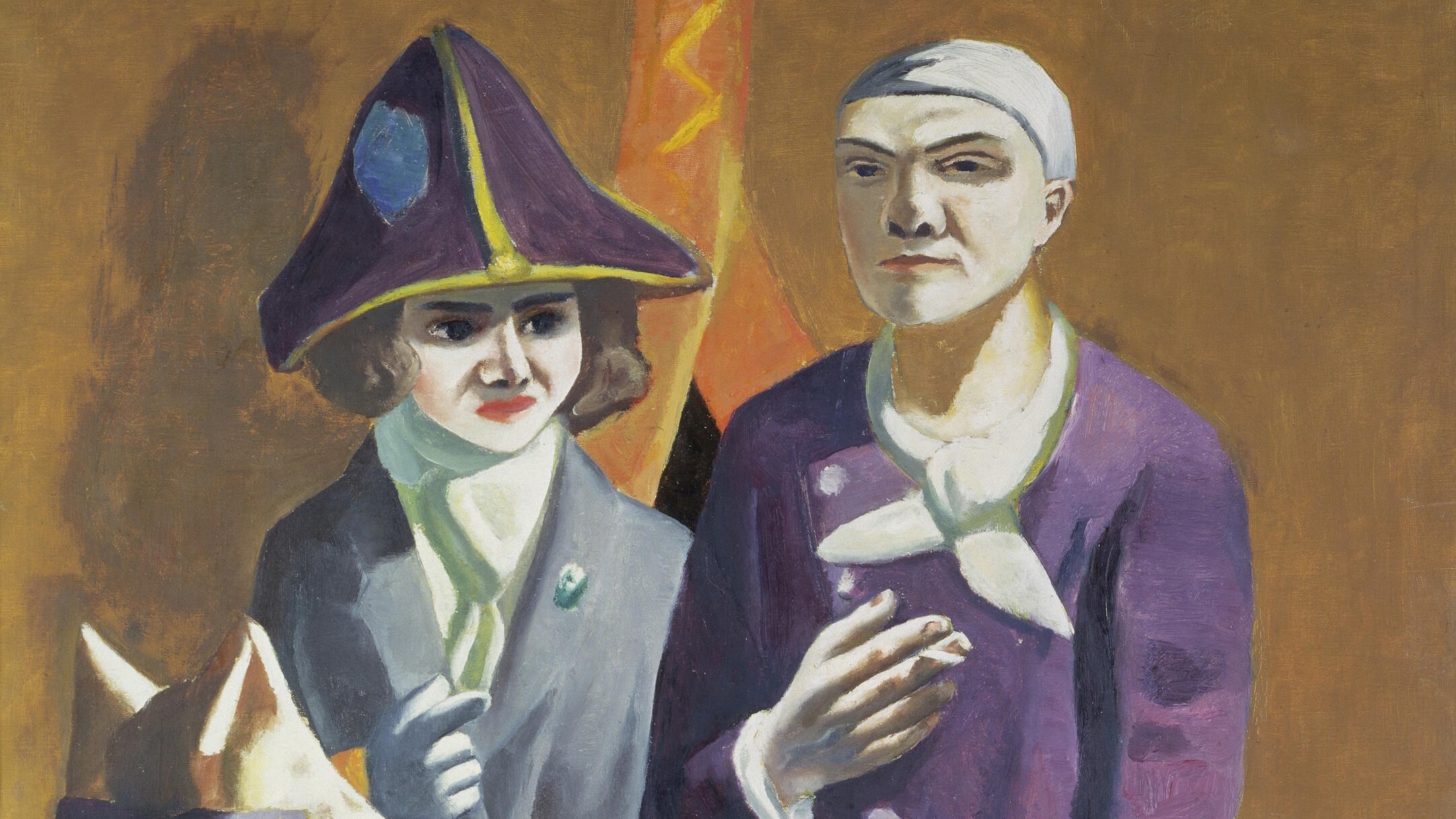 Alles Kunst?! Von Aldi bis Rubens, Ausstellung, Kunstausstellung, Düsseldorf, Kunstpalast, Max Beckmann, Doppelbildnis Karneval, Artothek