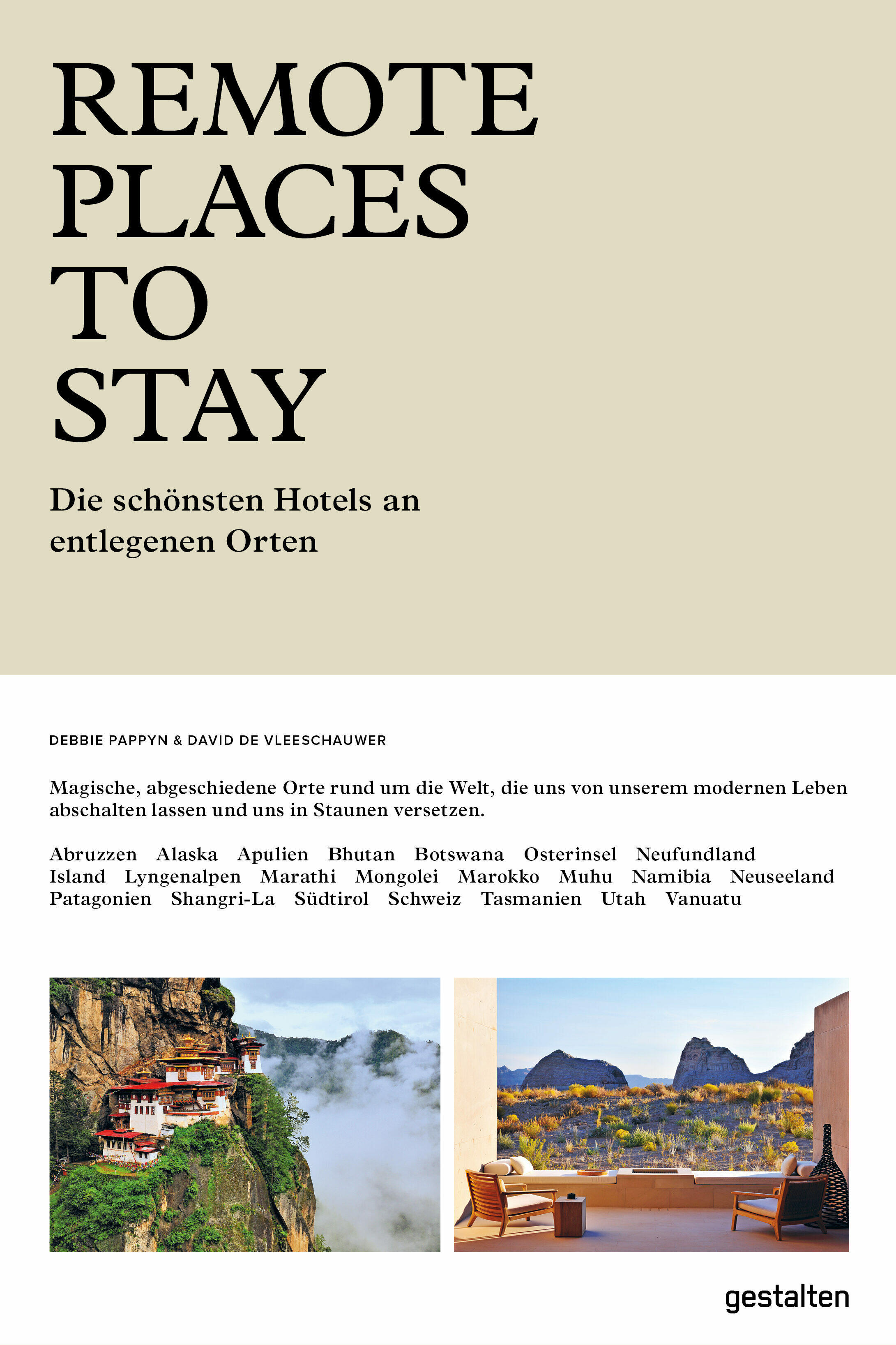 remote places to stay debbie pappyn, david de vleeschauwer bildband fotobuch
