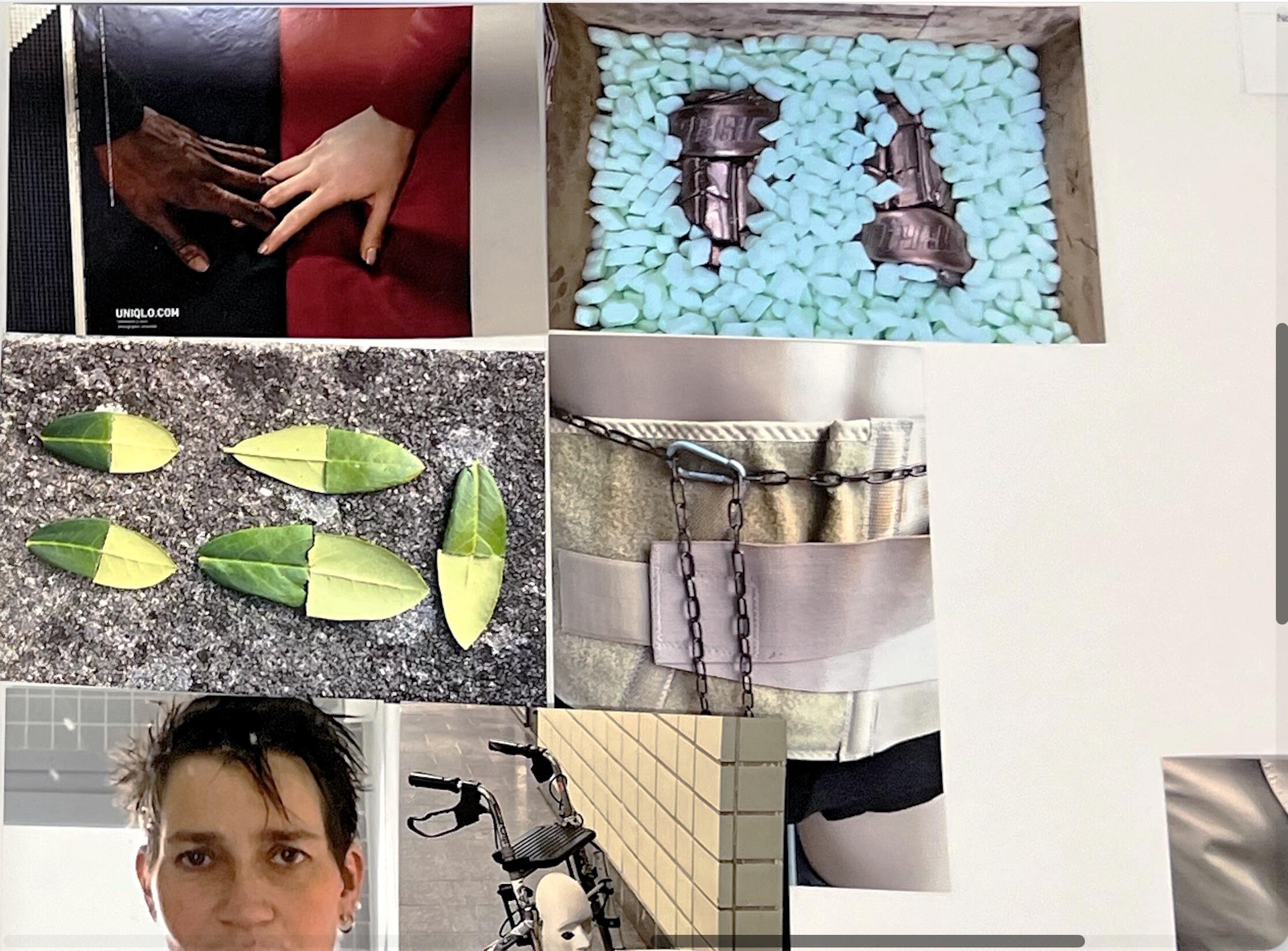Alexandra Bircken, Silver Lining, Ausstellung, Kunstausstellung, Neuss, Langen Foundation, Vitrines I IV, Details, Herald St., London; Maureen Paley, London and Trautwein Herleth, Berlin, António Jorge Silva