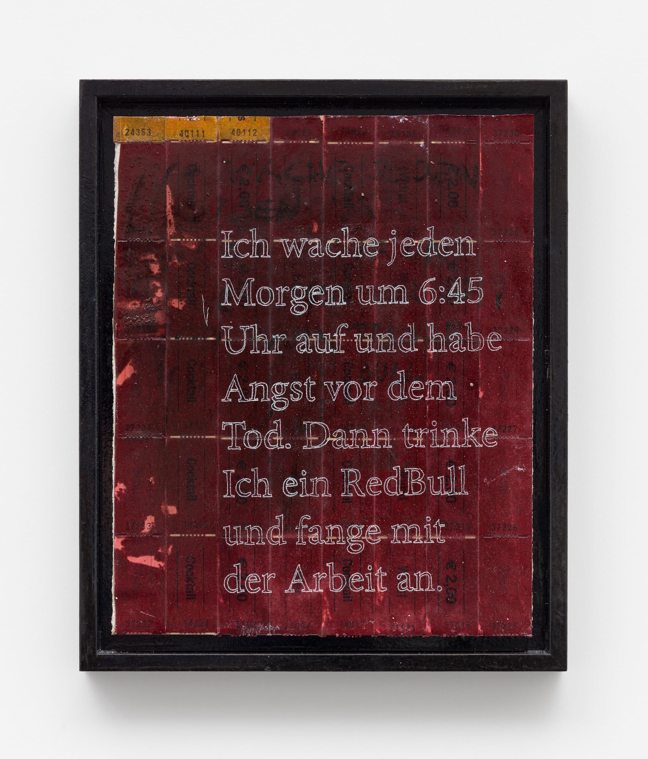 Do worry be happy, Ausstellung, Kunstausstellung, Wuppertal, Kunsthalle Barmen, Jody Korbach, Scheidung von Leib und Seele (6_45 Uhr), Galerie MARTINETZ, Johannes Bendzulla