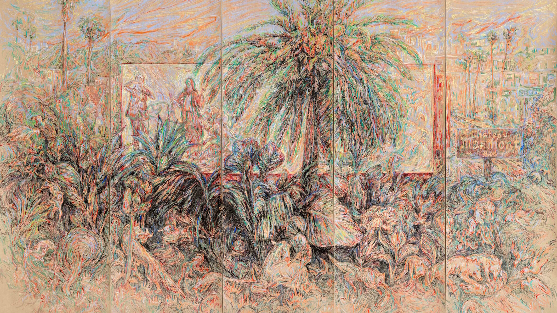 Ulrike Theusner, Schattenseiten, Ausstellung, Kunstausstellung, Bonn, August Macke Haus, A Tale of two Cities II, Uwe Walter