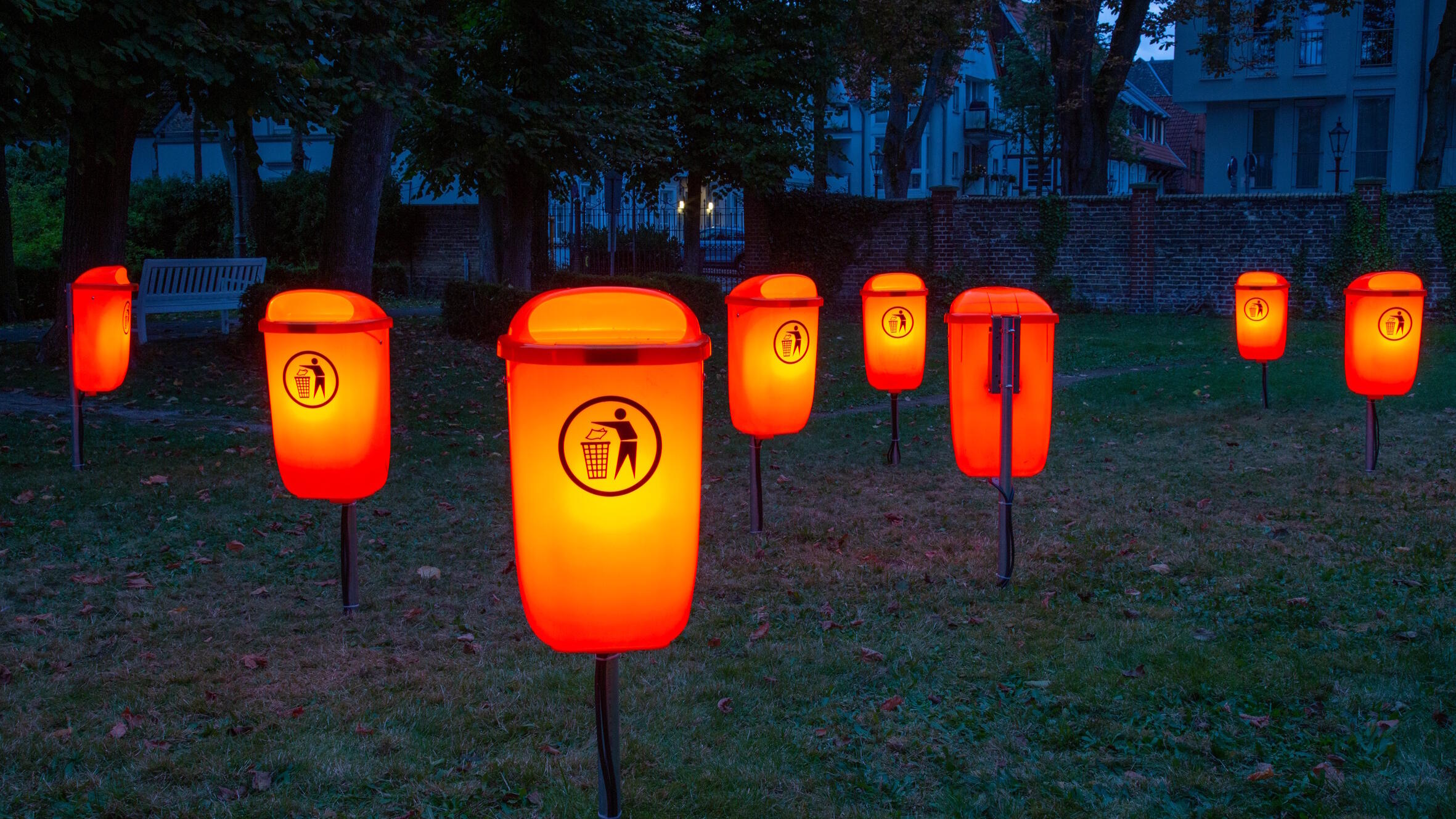 9. Nächte der Lichtkunst, Ausstellung, Kunstausstellung, Lichtkunst, NRW, Jan Philip Scheibe, MÜLL / Herde, Sandra Püttmann
