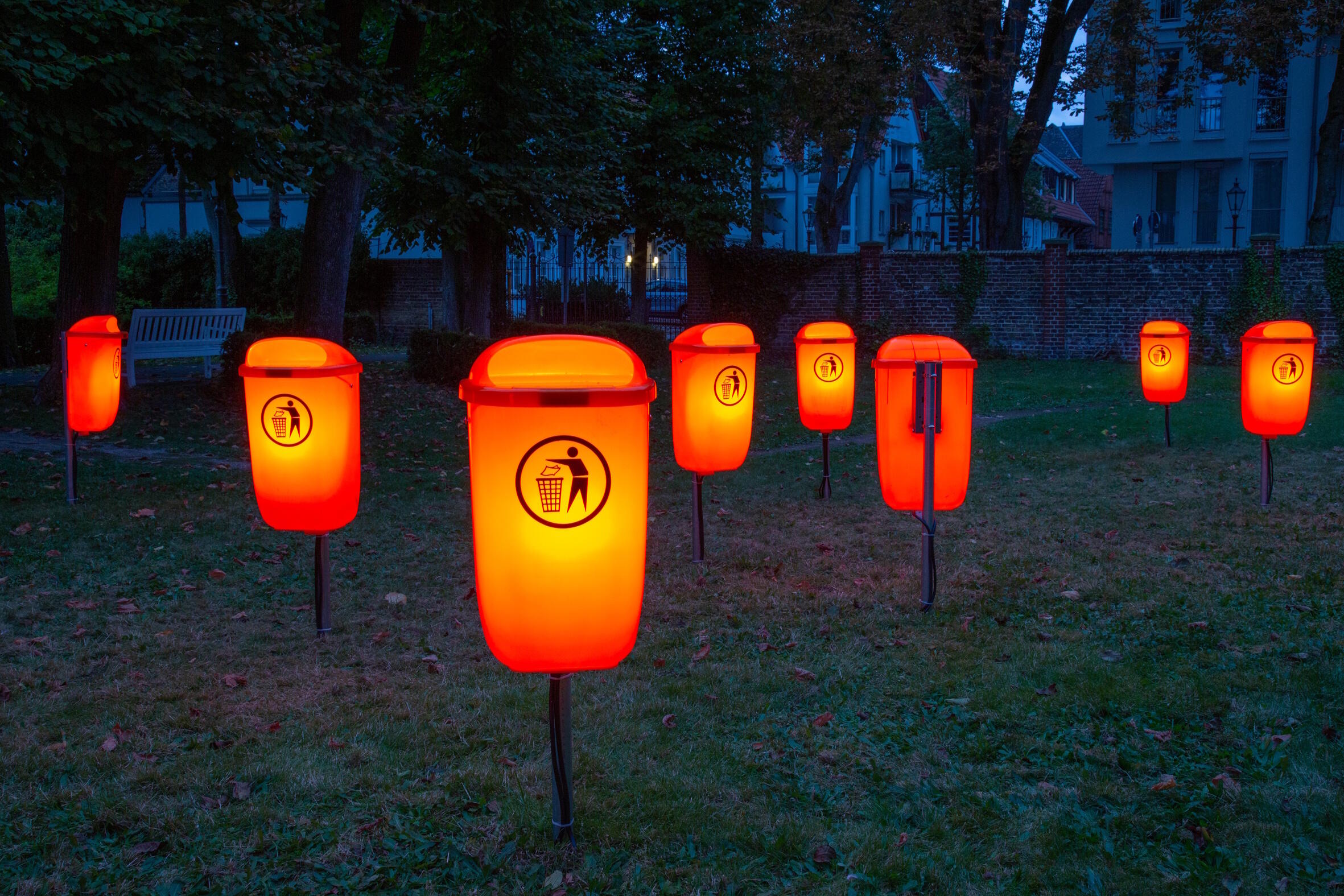 9. Nächte der Lichtkunst, Ausstellung, Kunstausstellung, Lichtkunst, NRW, Jan Philip Scheibe, MÜLL / Herde, Sandra Püttmann