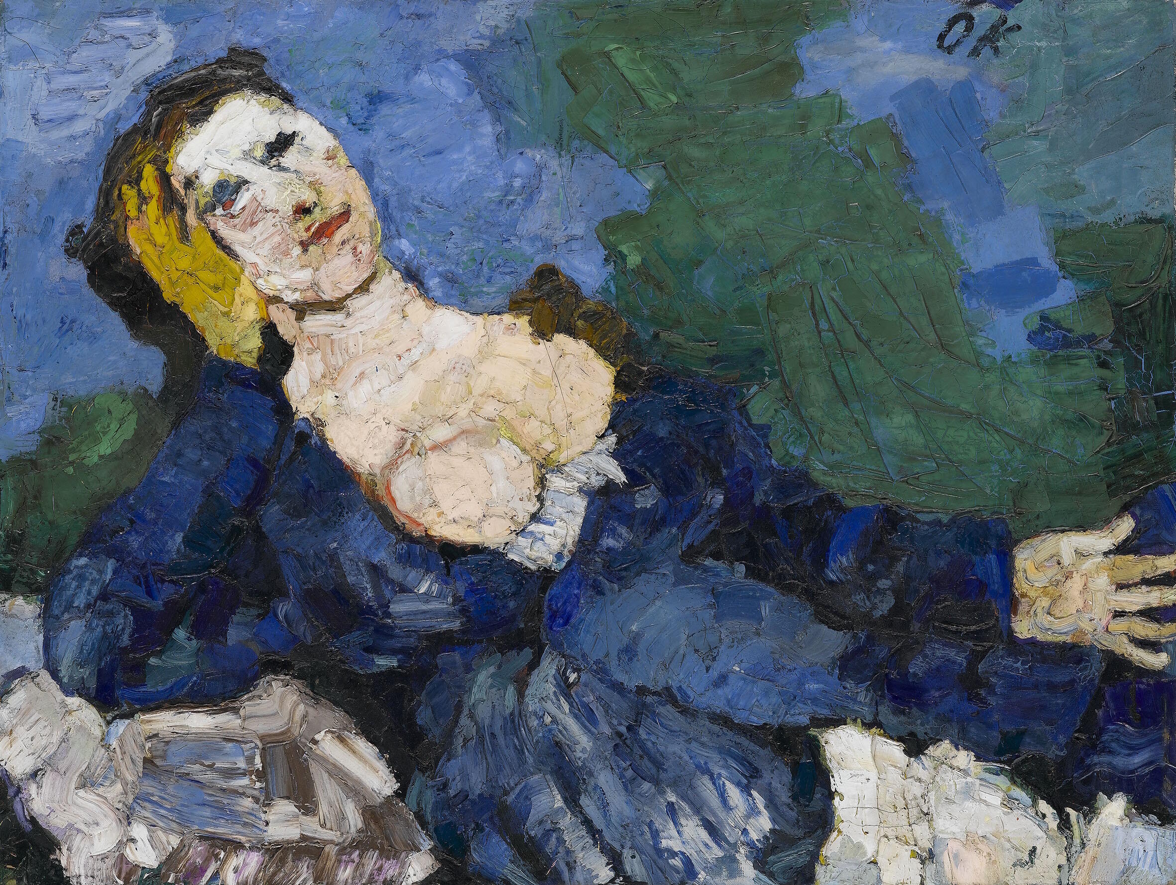 Doppelbildnisse, Festival, Essen, Oskar Kokoschka, Alma Mahler-Werfel, Museum Folkwang, Frau in Blau, Staatsgalerie Stuttgart, Fondation Oskar Kokoschka, VG Bild-Kunst