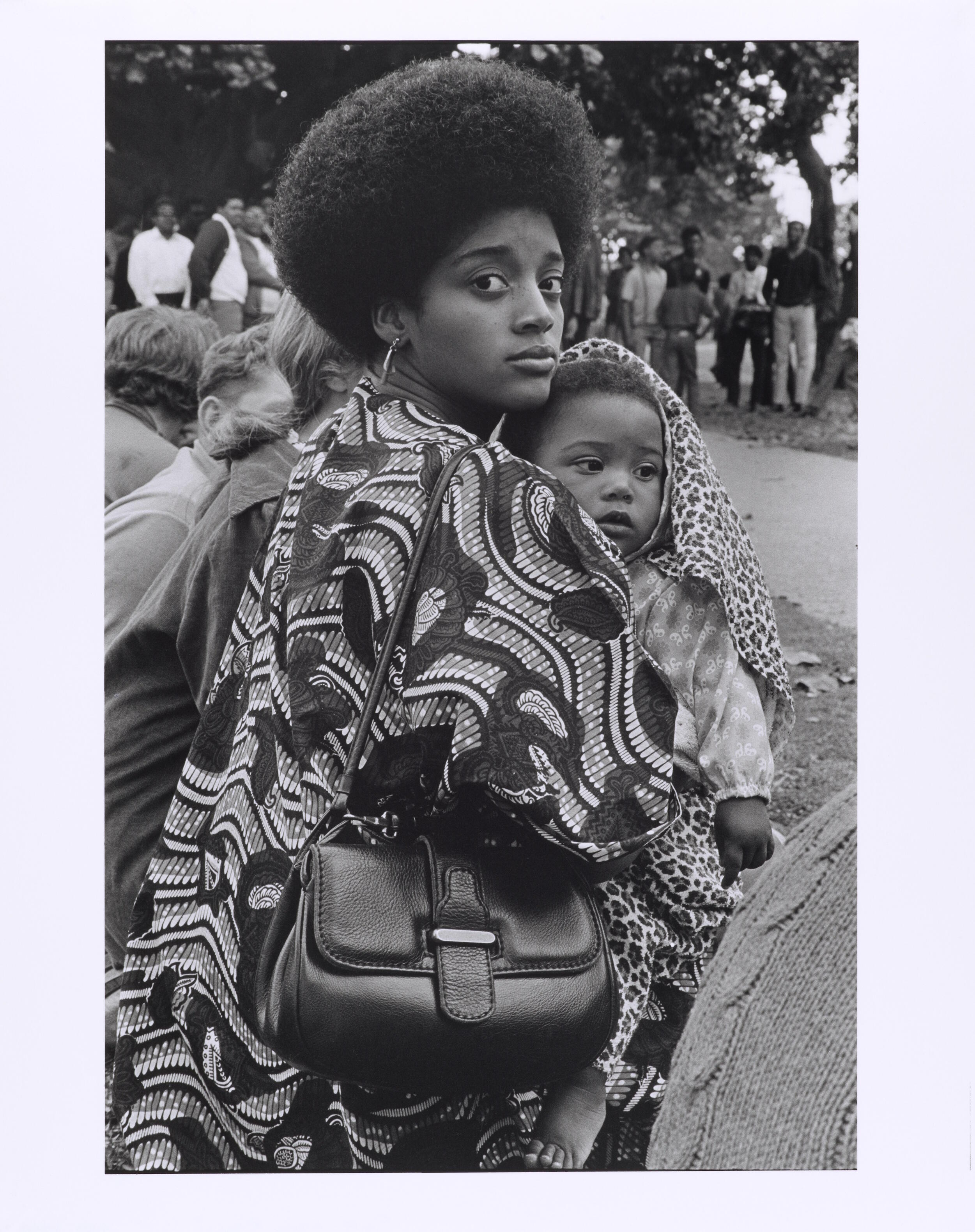 Along the Color Line, Ausstellung, Kunstausstellung, Köln, Museum Ludwig, Installationsansicht, Ruth-Marion Baruch, Mother and child, De Fremery Park, Oakland, Kalifornien, Historisches Archiv der Stadt Köln, Rheinisches Bildarchiv, Pirkle Jones Foundation, The Regents of the University of California, Pirkle Jones Photographs