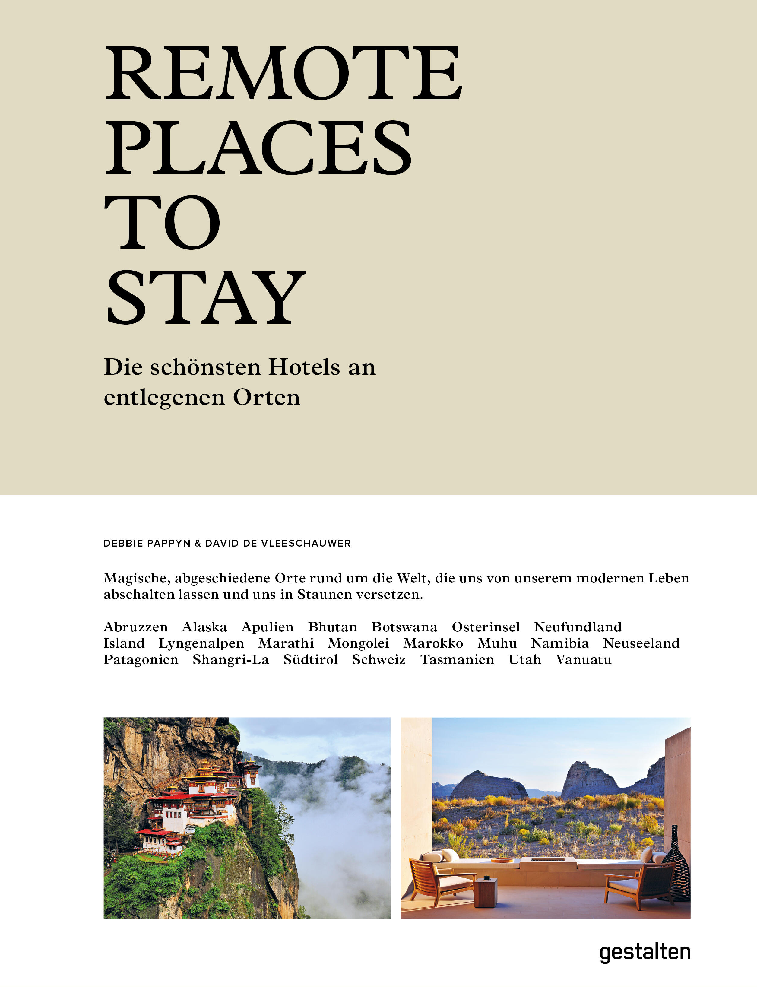 remote places to stay debbie pappyn, david de vleeschauwer bildband fotobuch