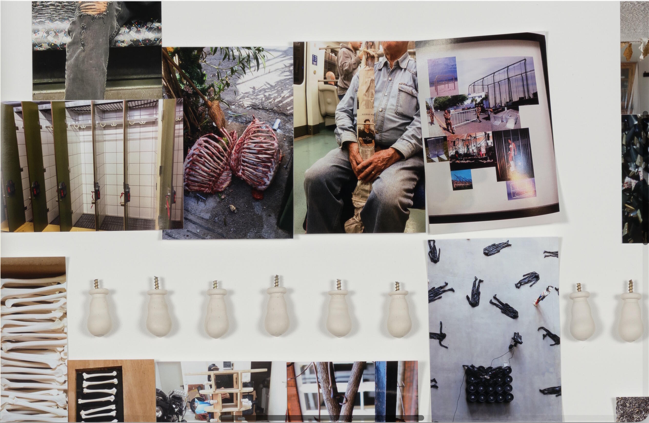 Alexandra Bircken, Silver Lining, Ausstellung, Kunstausstellung, Neuss, Langen Foundation, Vitrines I IV, Details, Herald St., London; Maureen Paley, London and Trautwein Herleth, Berlin, António Jorge Silva