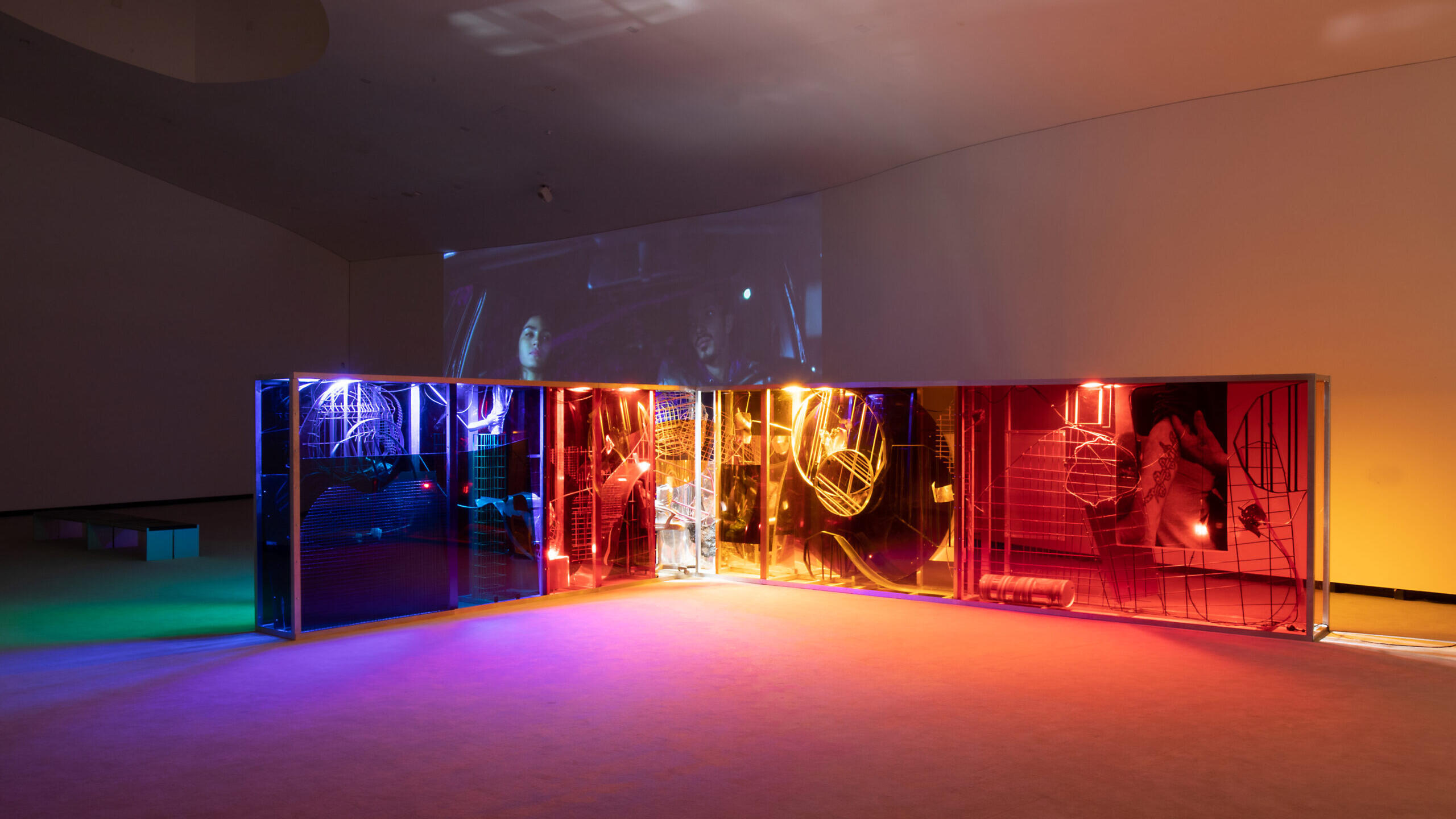 Mohamed Bourouissa, Pour Noubia, Ausstellung, Kunstausstellung, Herford, Marta Herford, Lila, Galerie Mennour, Ausstellungsansicht, VG Bild-Kunst, Hans Schröder