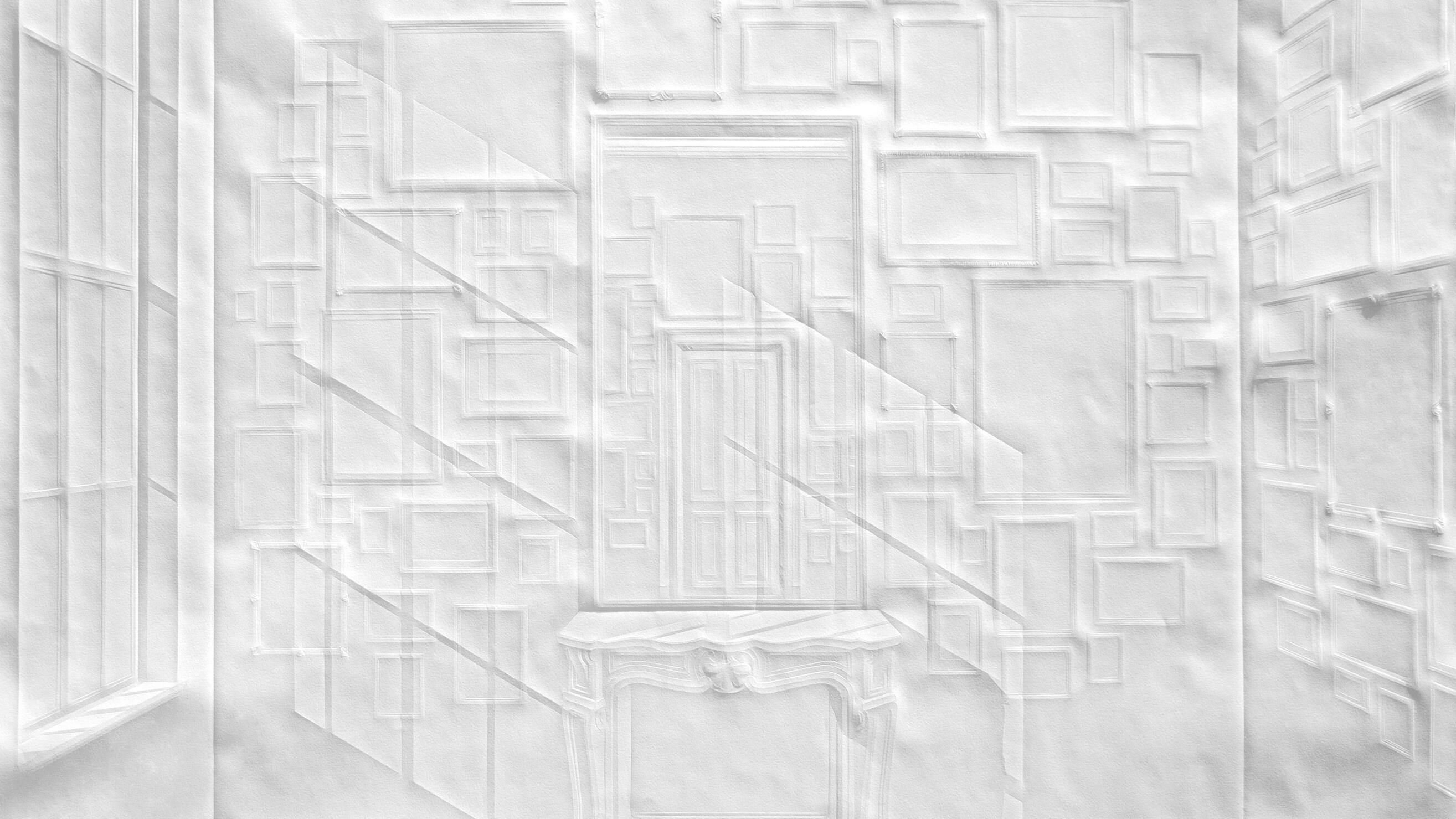 Untiefen des Raums, Ausstellung, Kunstausstellung, Neuss, Clemens Sels Museum, Simon Schubert, Licht auf Spiegel und Bildern