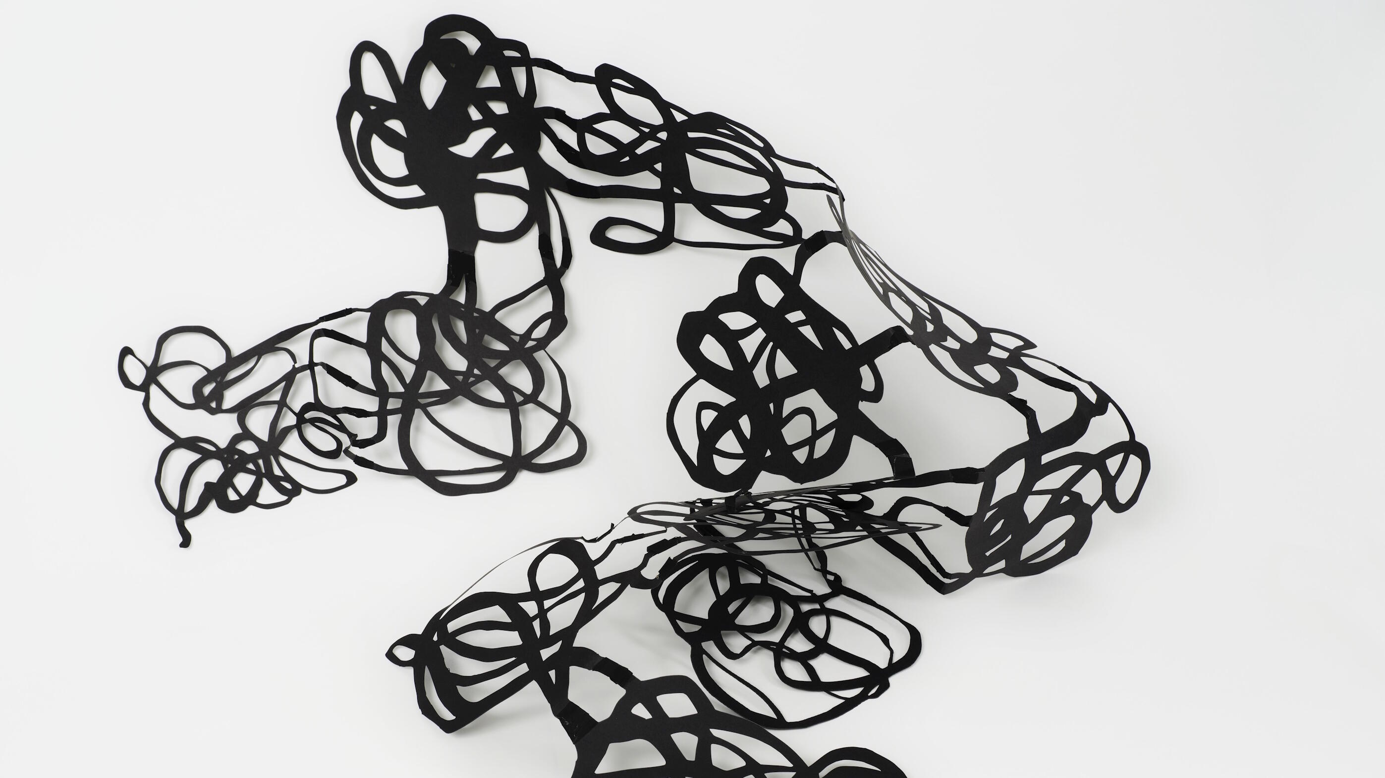 Kunst ohne Grund, Ausstellung, Kunstausstellung, Bergisch Gladbach, Villa Zanders, Papier, Papierkunst, Monika Grzymala, LINEA, VG Bild-Kunst Bonn, Michael Wittassek