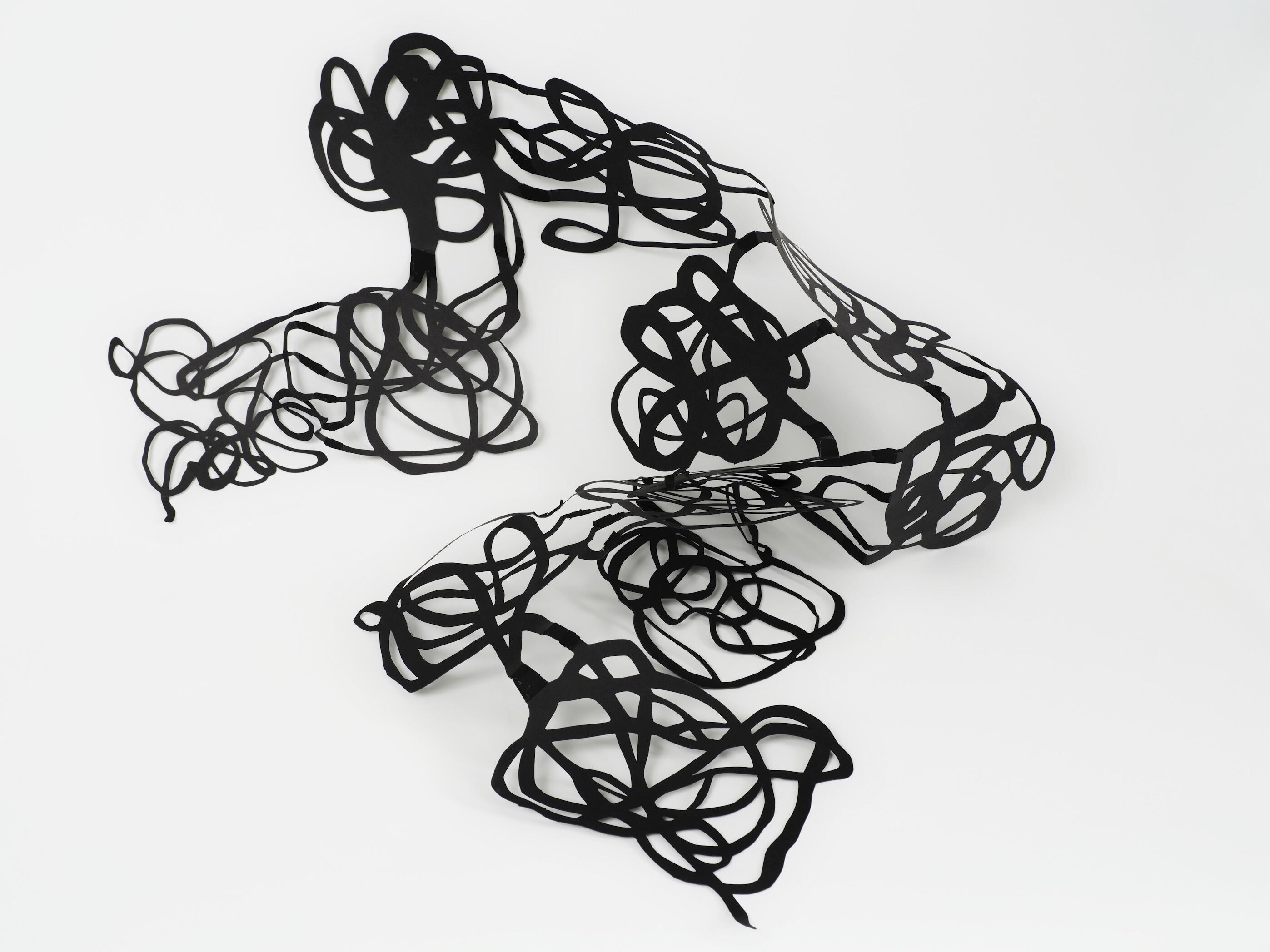 Kunst ohne Grund, Ausstellung, Kunstausstellung, Bergisch Gladbach, Villa Zanders, Papier, Papierkunst, Monika Grzymala, LINEA, VG Bild-Kunst Bonn, Michael Wittassek